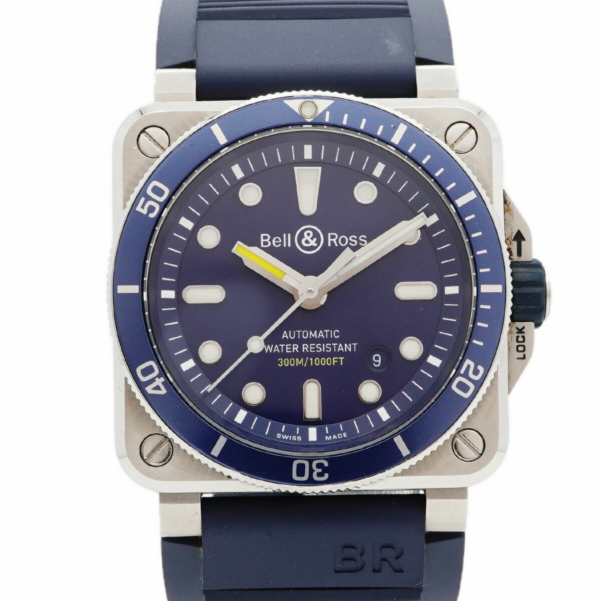 Bell & Ross BR 03-92 Diver Blue BR03-92-D-BU-ST SRB Dial Men's Watch