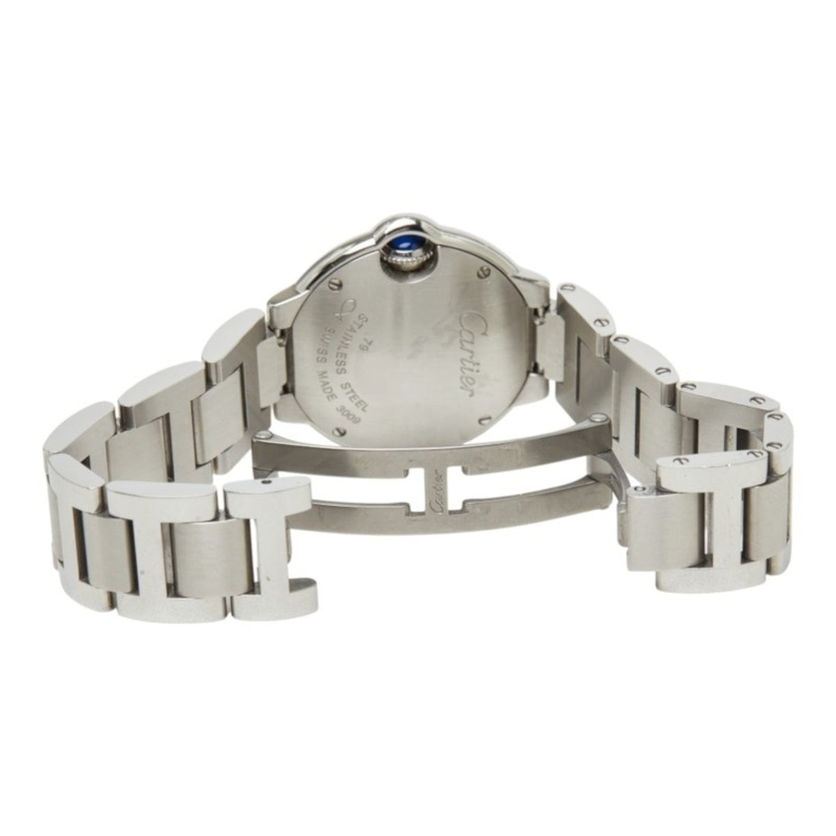 Cartier Ballon Bleu SM Silber Zifferblatt 28 mm Uhr