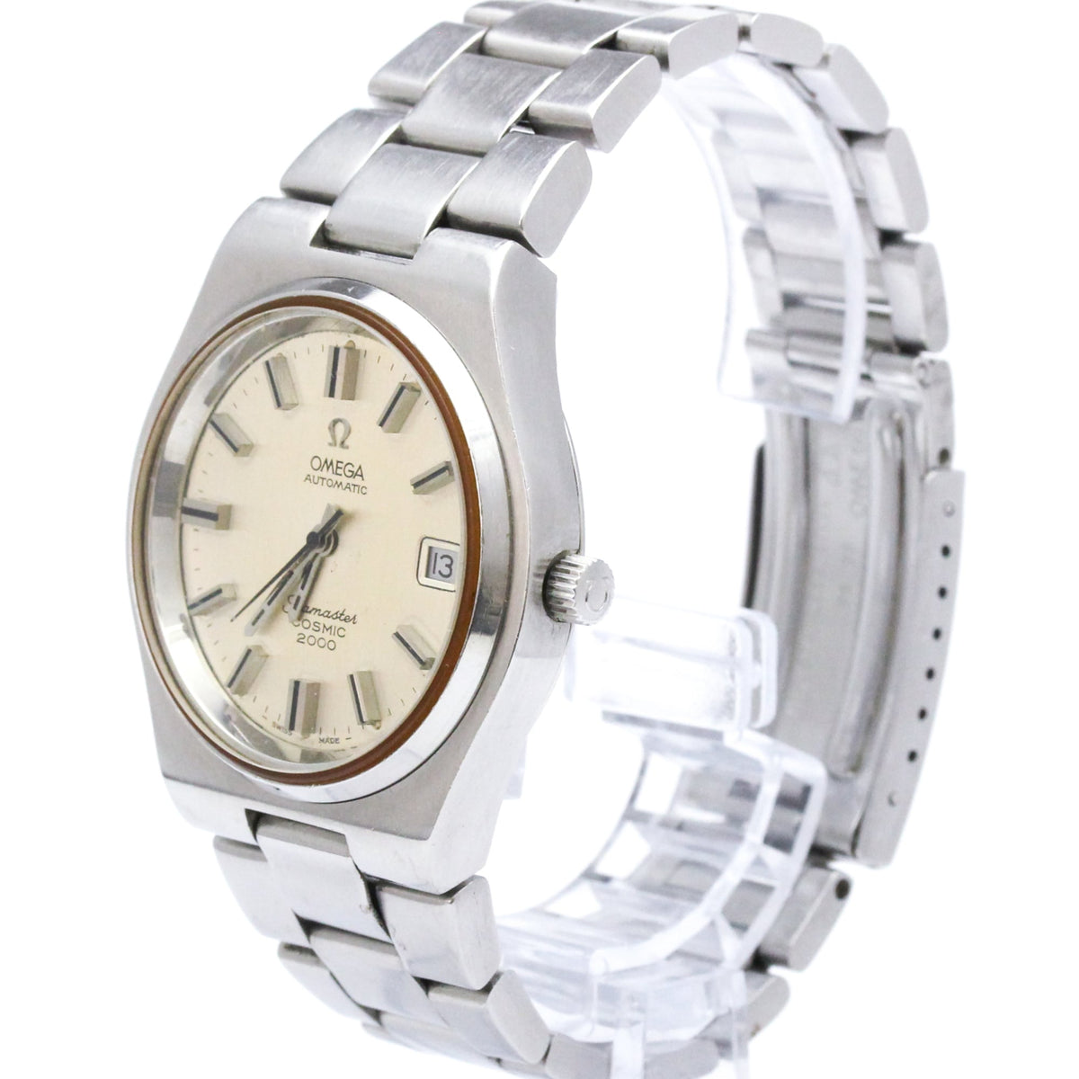 Omega Seamaster 166135 Silver Dial 38mm Watch