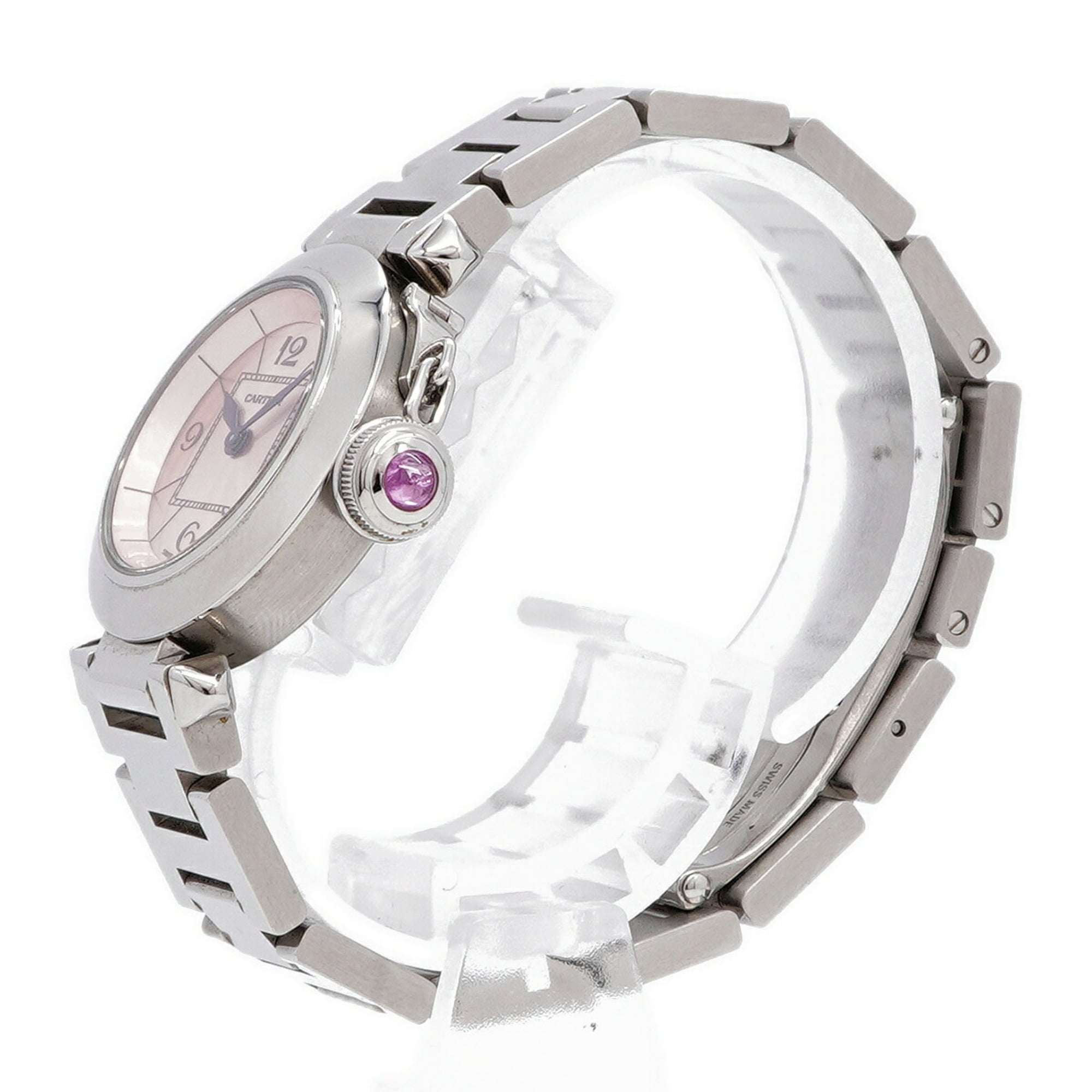 Cartier Miss Pasha W3140008 Pink Dial 26mm Watch