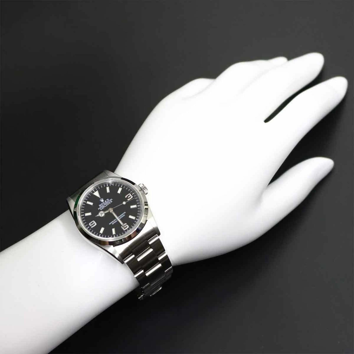 Rolex Explorer 14270 Schwarz Zifferblatt 36 mm Uhr