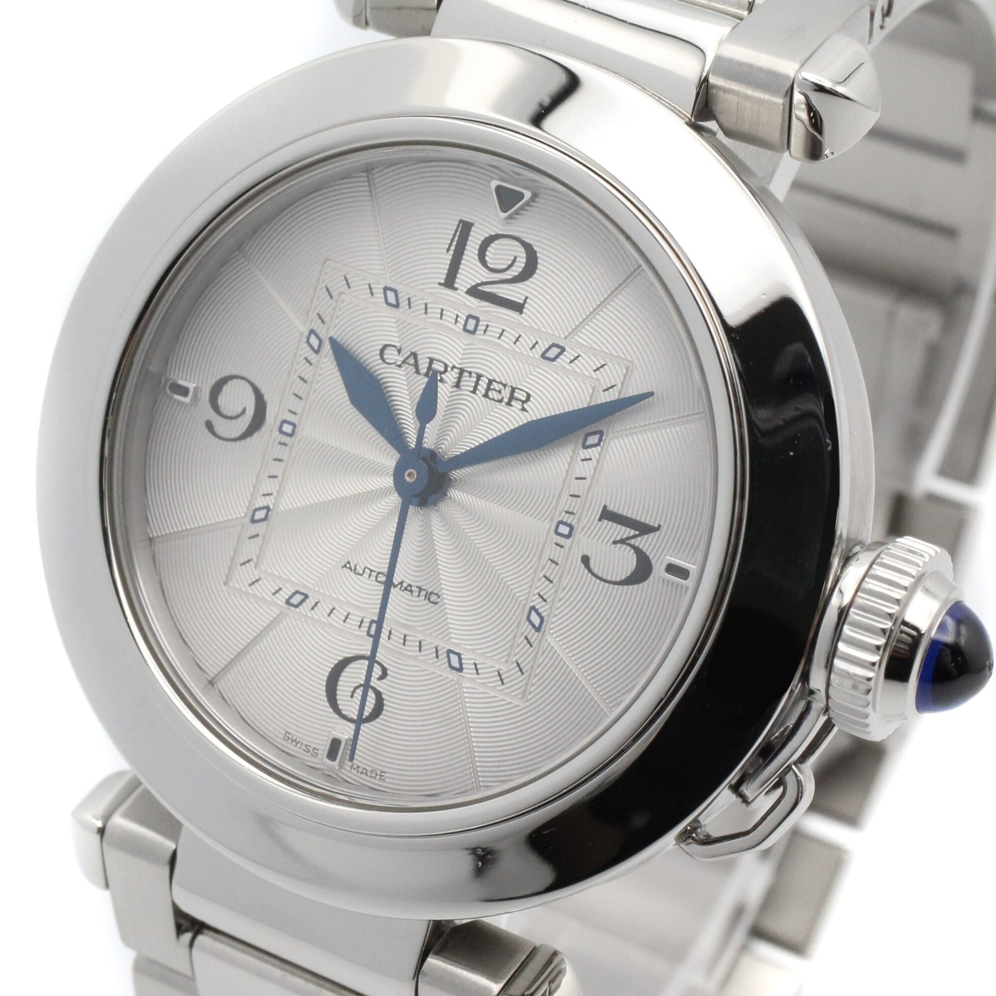 Cartier Pasha WSPA0013 Silver Dial 35mm Watch