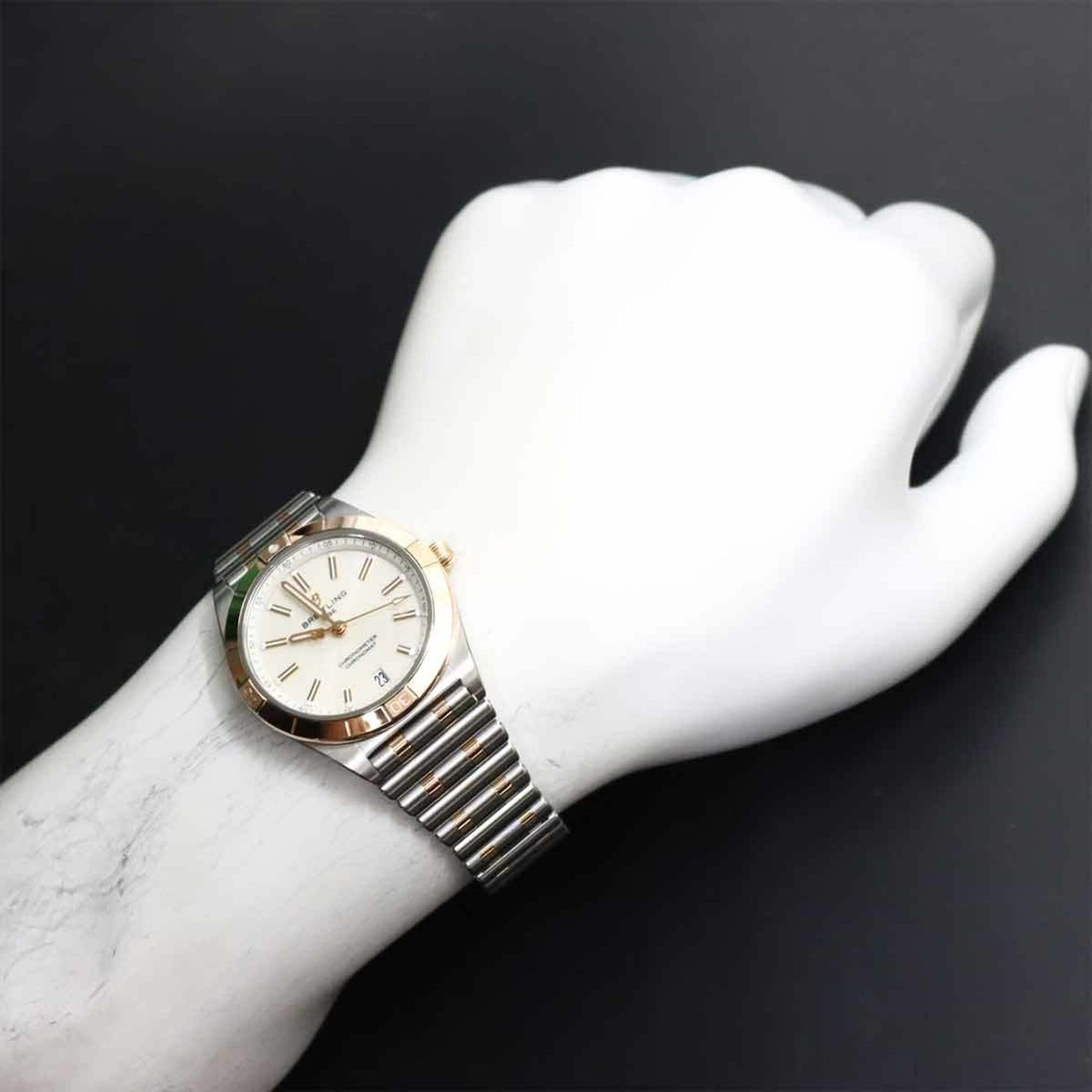 Breitling Chronomat U10380 Silver Dial 36mm Watch