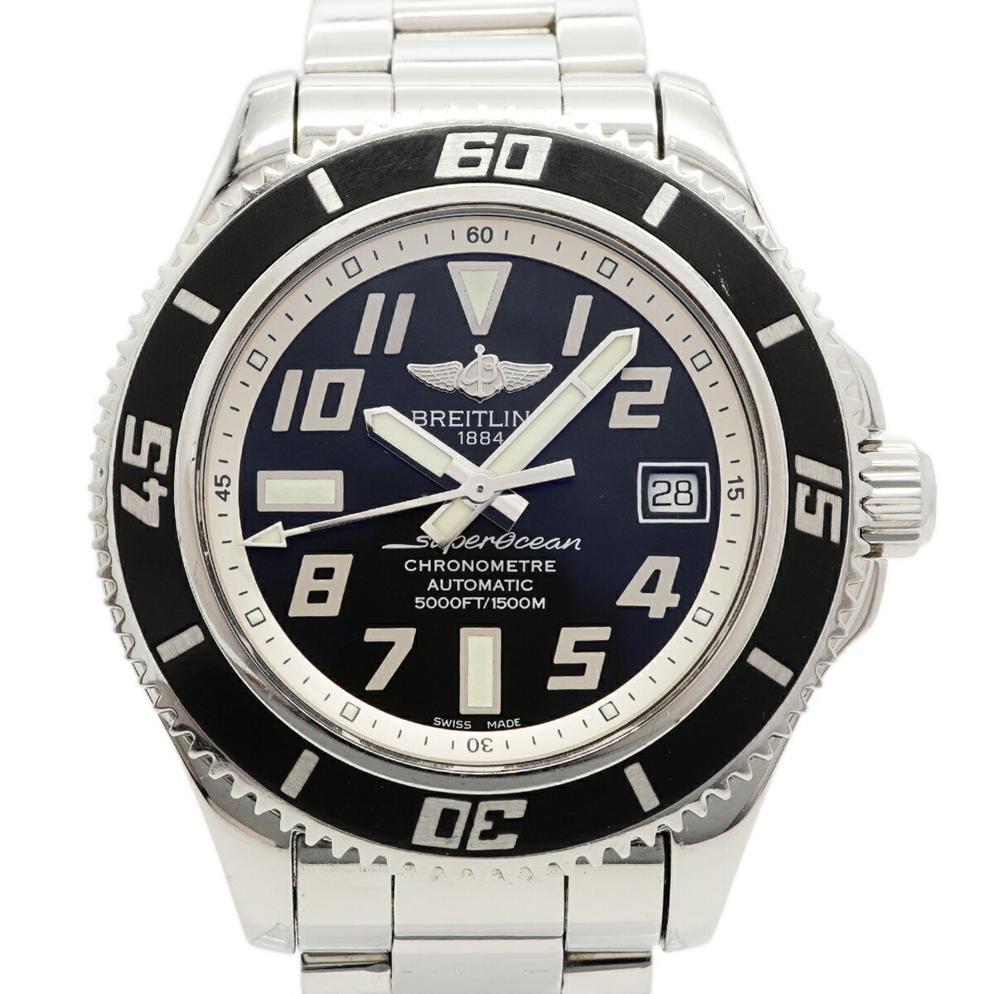 Breitling Superocean 42 A1736402 Black Dial 41mm Watch