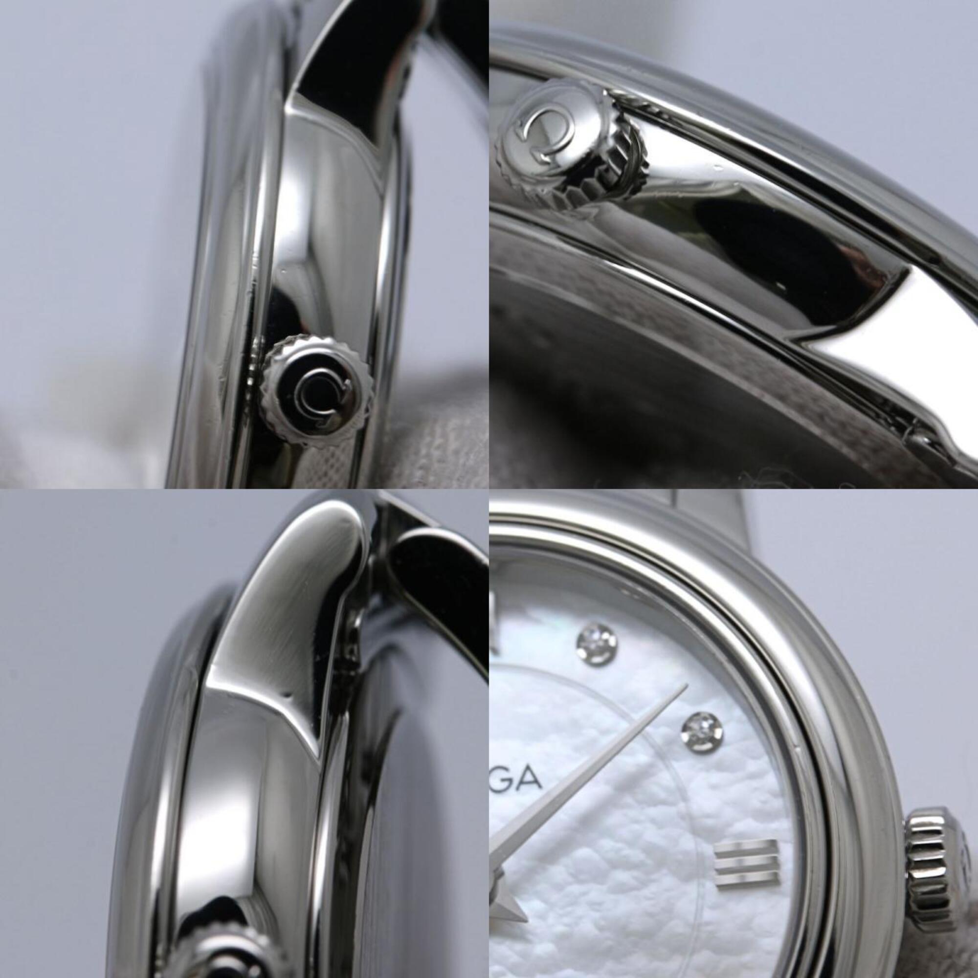 Omega De Ville 424.10.24.60.55.001 White Dial Stainless steel 24mm Watch