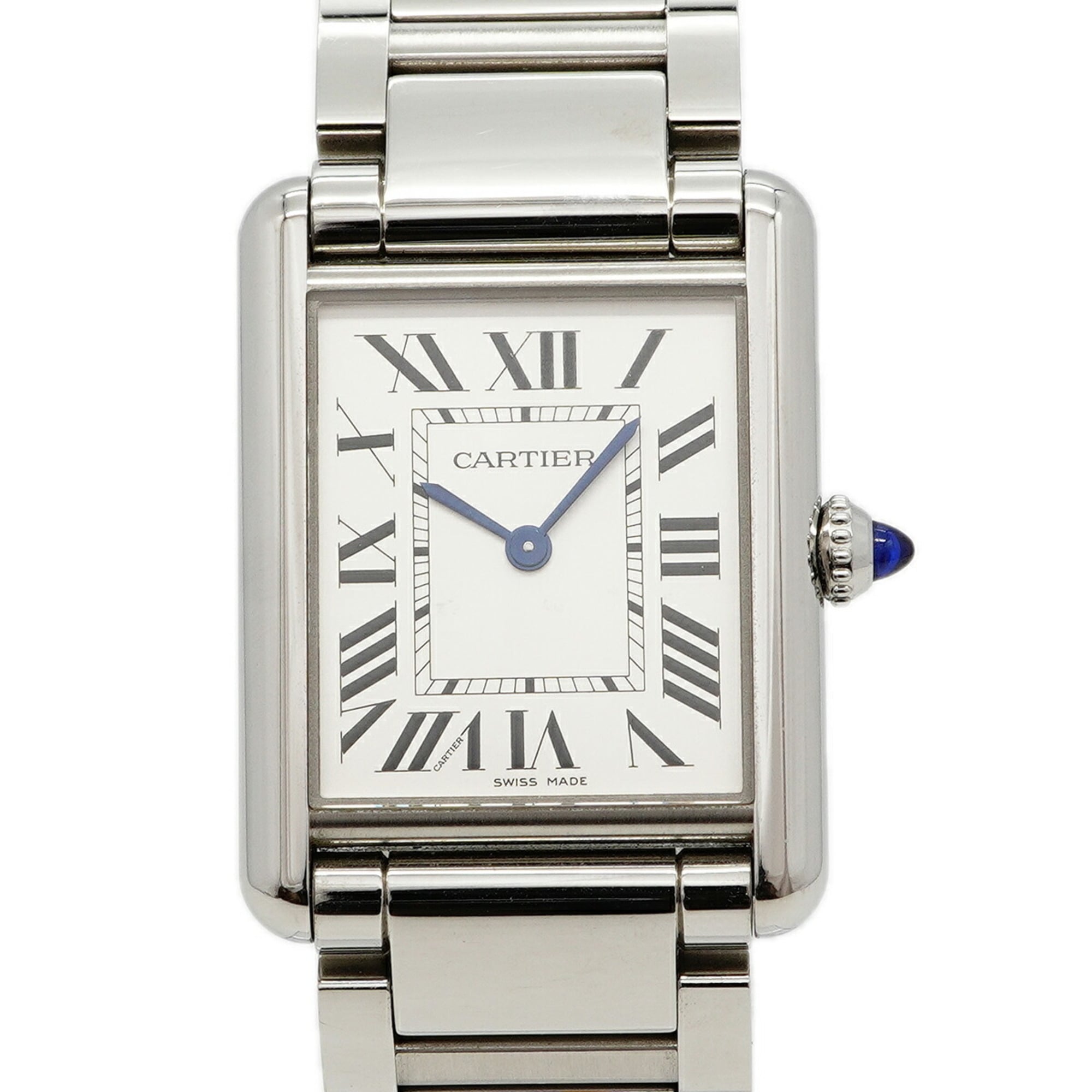 Cartier Tank Must LM WSTA0052 Silver Dial 25mm Watch