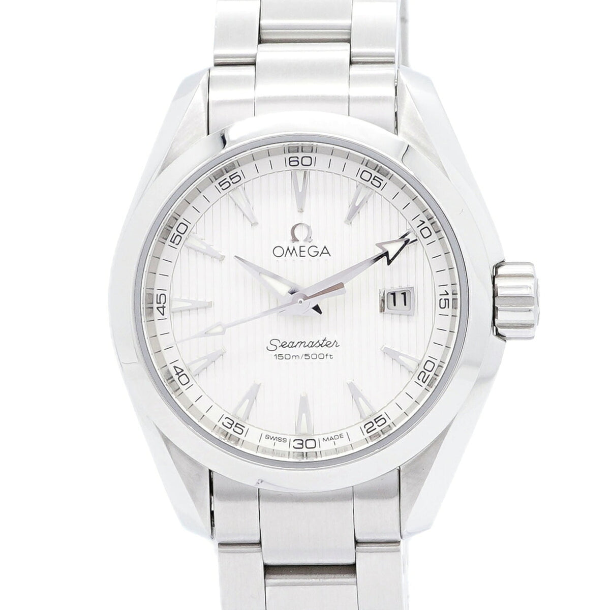Omega Seamaster Aqua Terra 231.10.30.61.02.001 Horloge met zilveren wijzerplaat, 30 mm