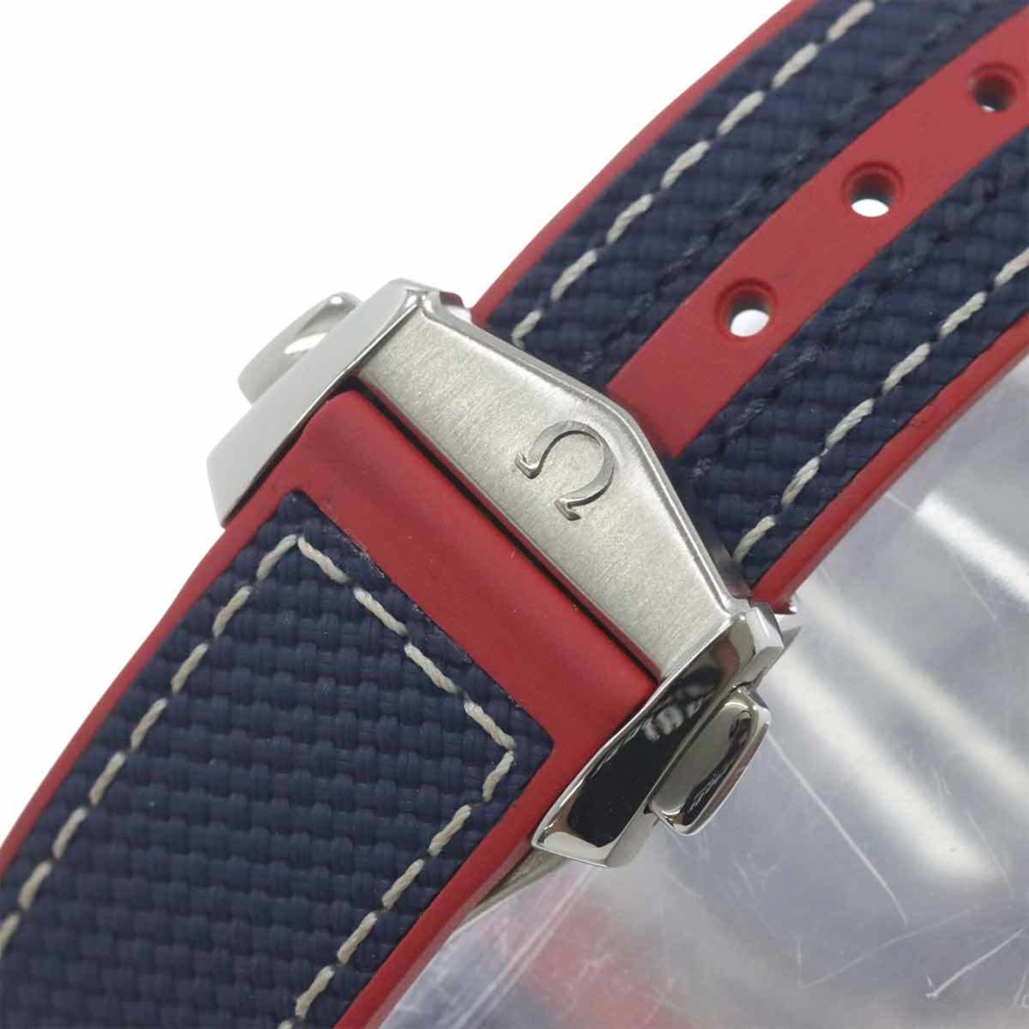 Omega Seamaster Planet Ocean 600M America's Cup Limited Edition 215 32 43 21 04 001 (Limited to 2021 pieces worldwide) Date Men's Watch White Automatic