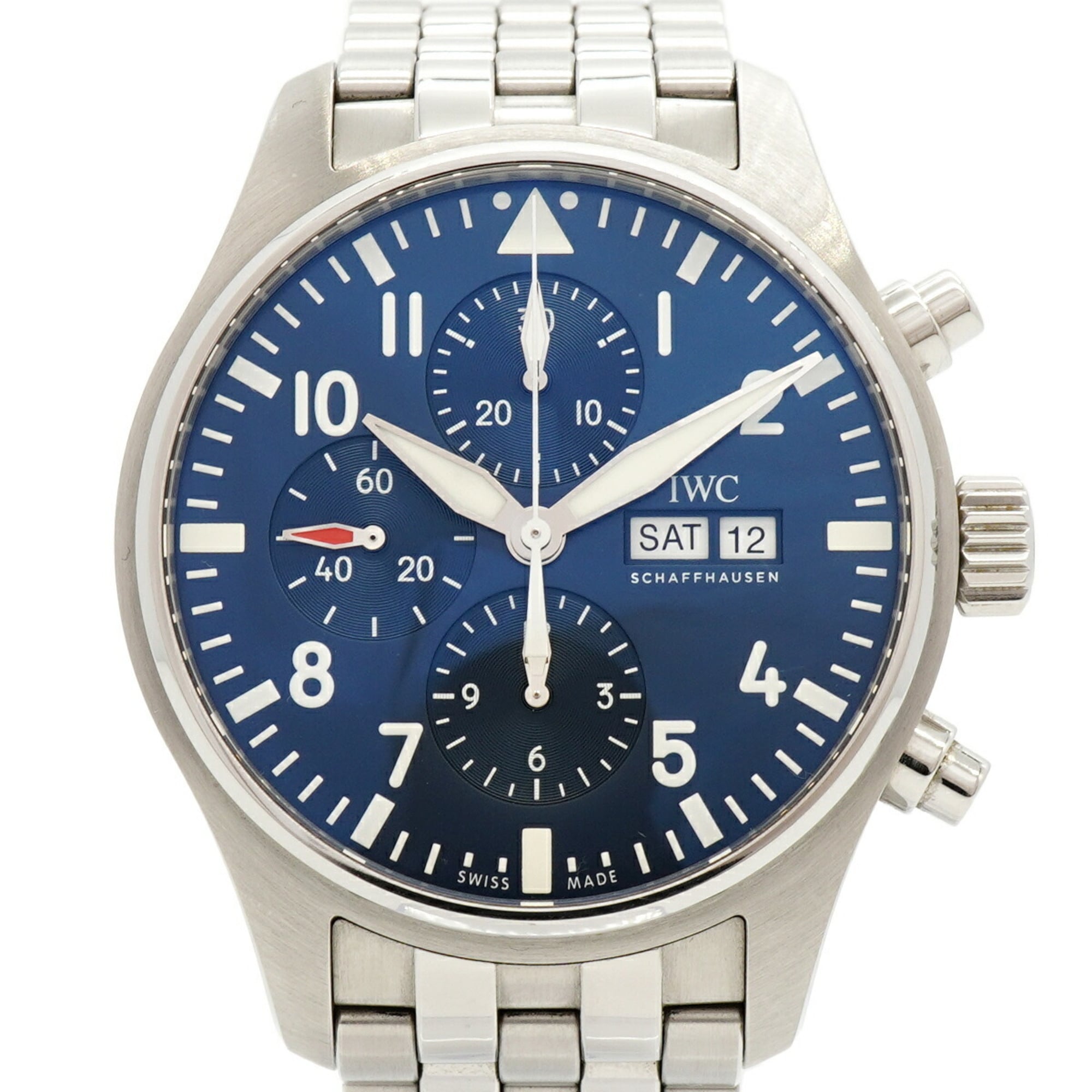 IWC Pilot IW377717 Blue Dial Stainless steel 43mm Watch