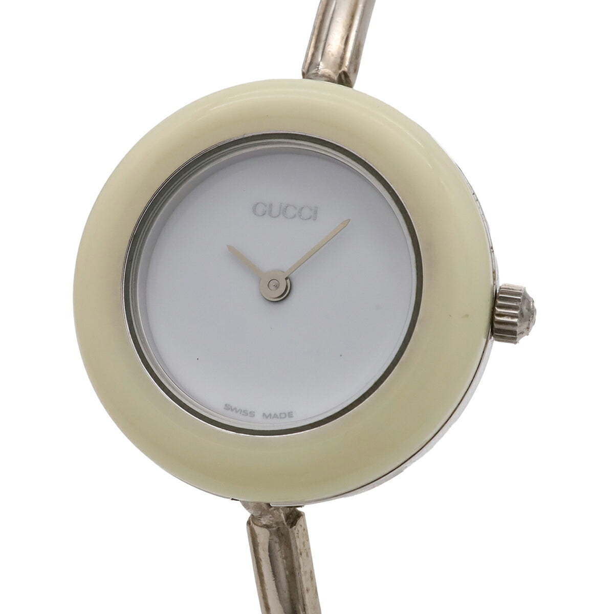 Gucci Change Bezel 11/12.2 White Dial 26mm Watch