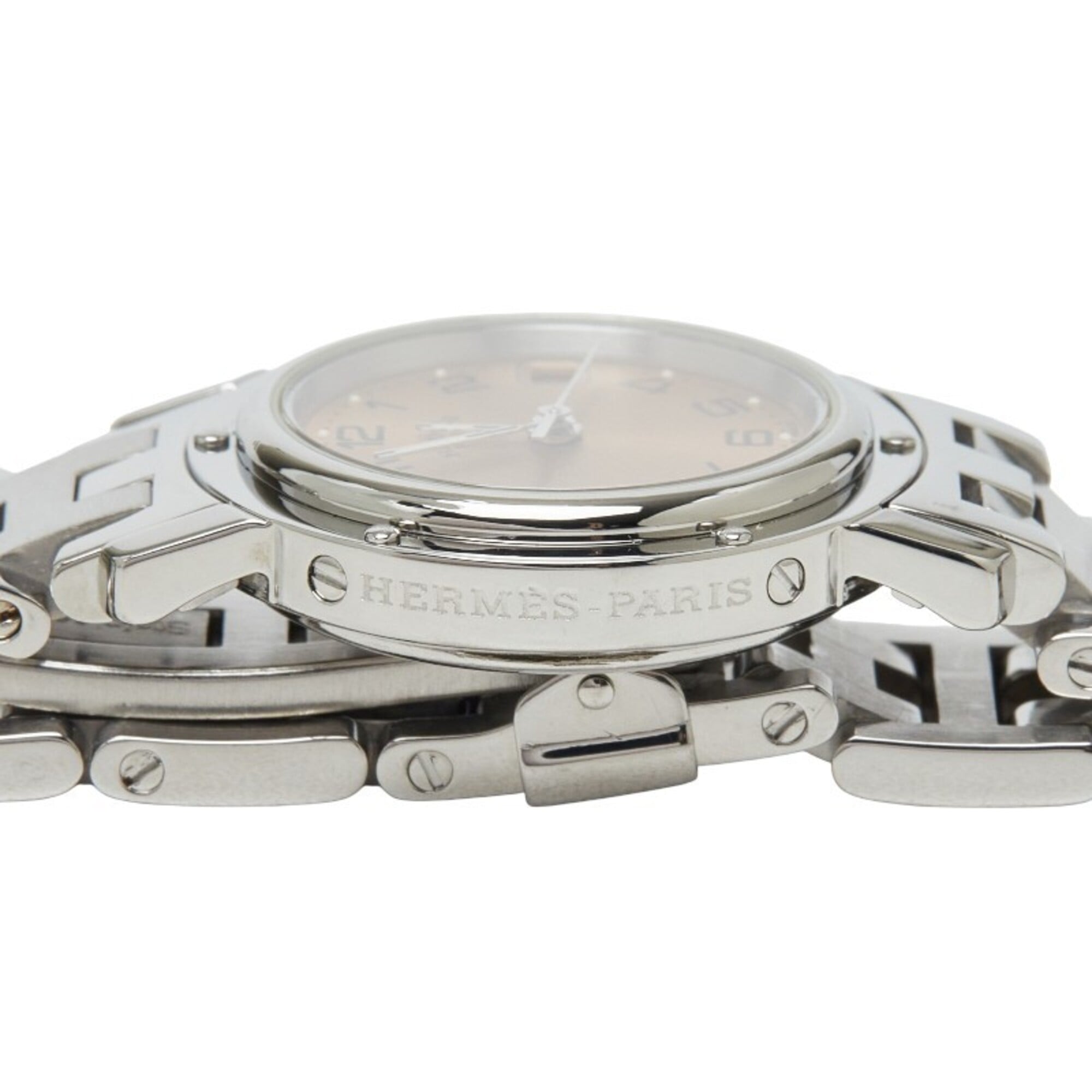 Hermes Clipper CL4.210 Pink Dial 24mm Watch