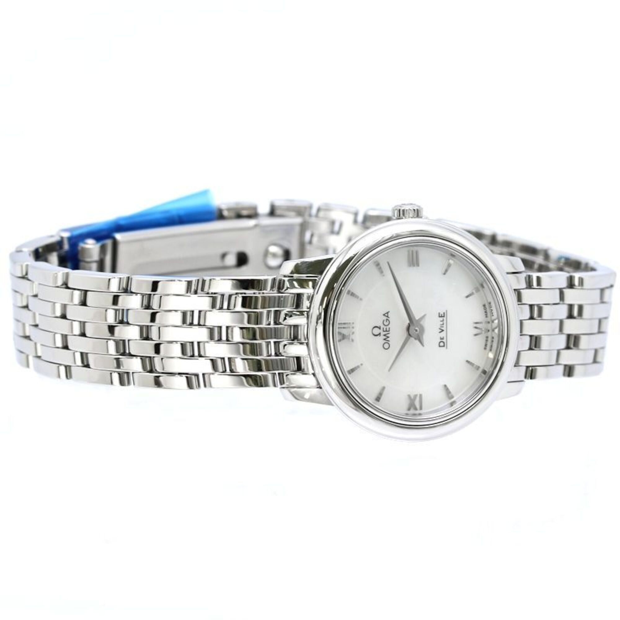 Omega De Ville 424.10.24.60.05.001 White Dial 24mm Watch