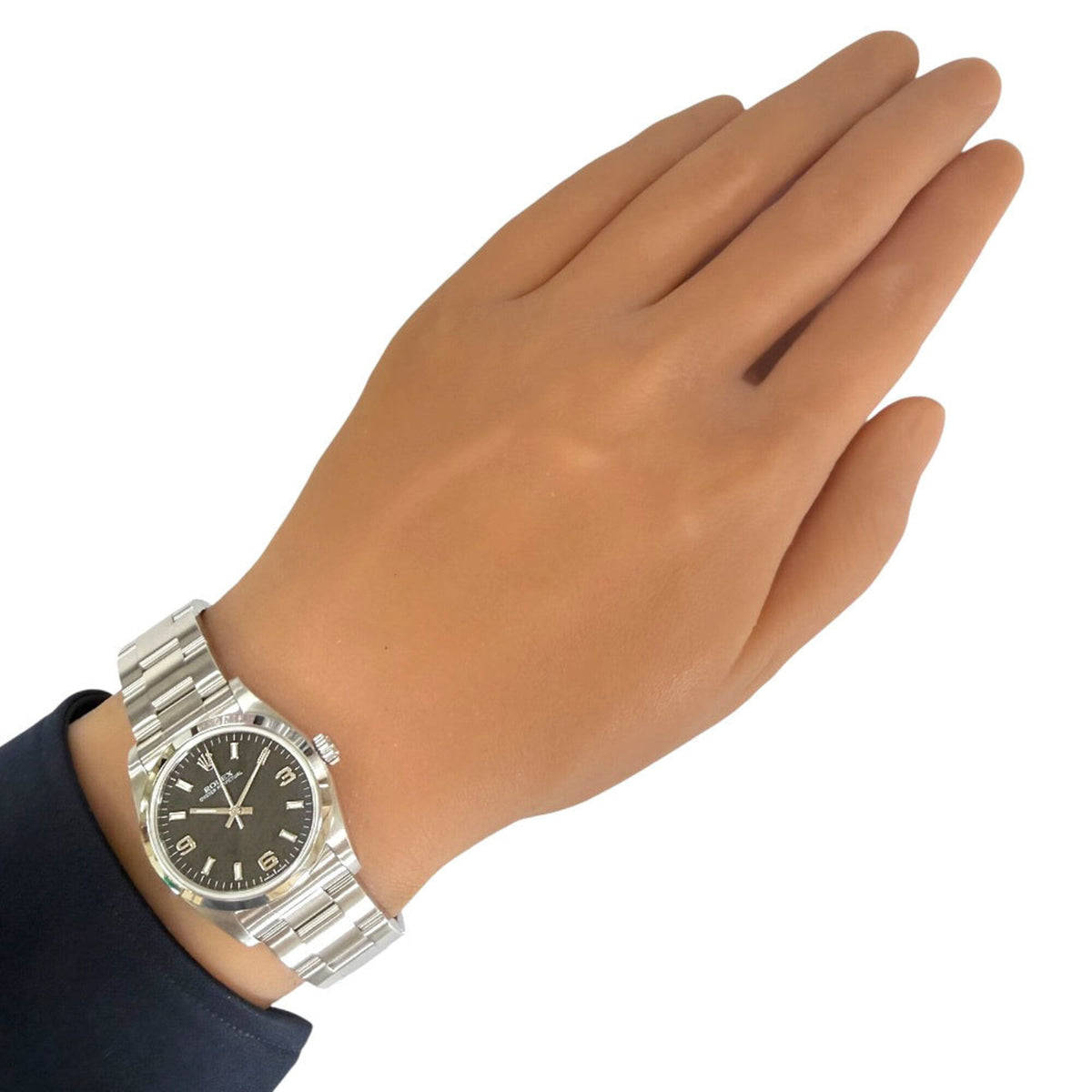 Montre Rolex Oyster Perpetual 77080 Noir cadran 30 mm