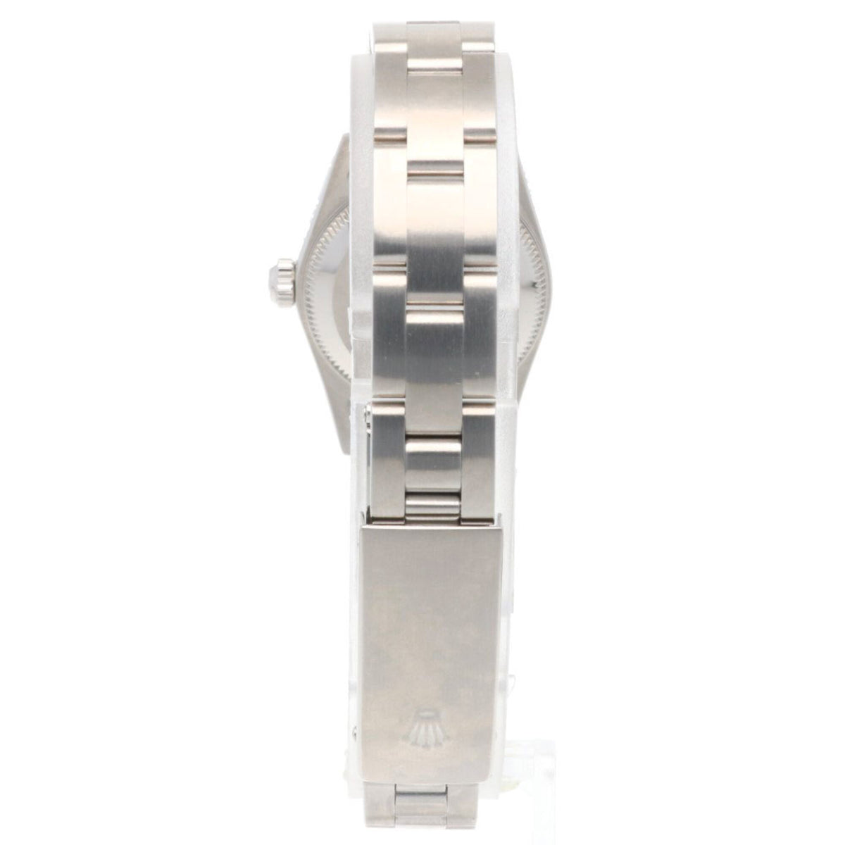 Rolex Oyster Perpetual 76080 Schwarz Zifferblatt 24 mm Uhr