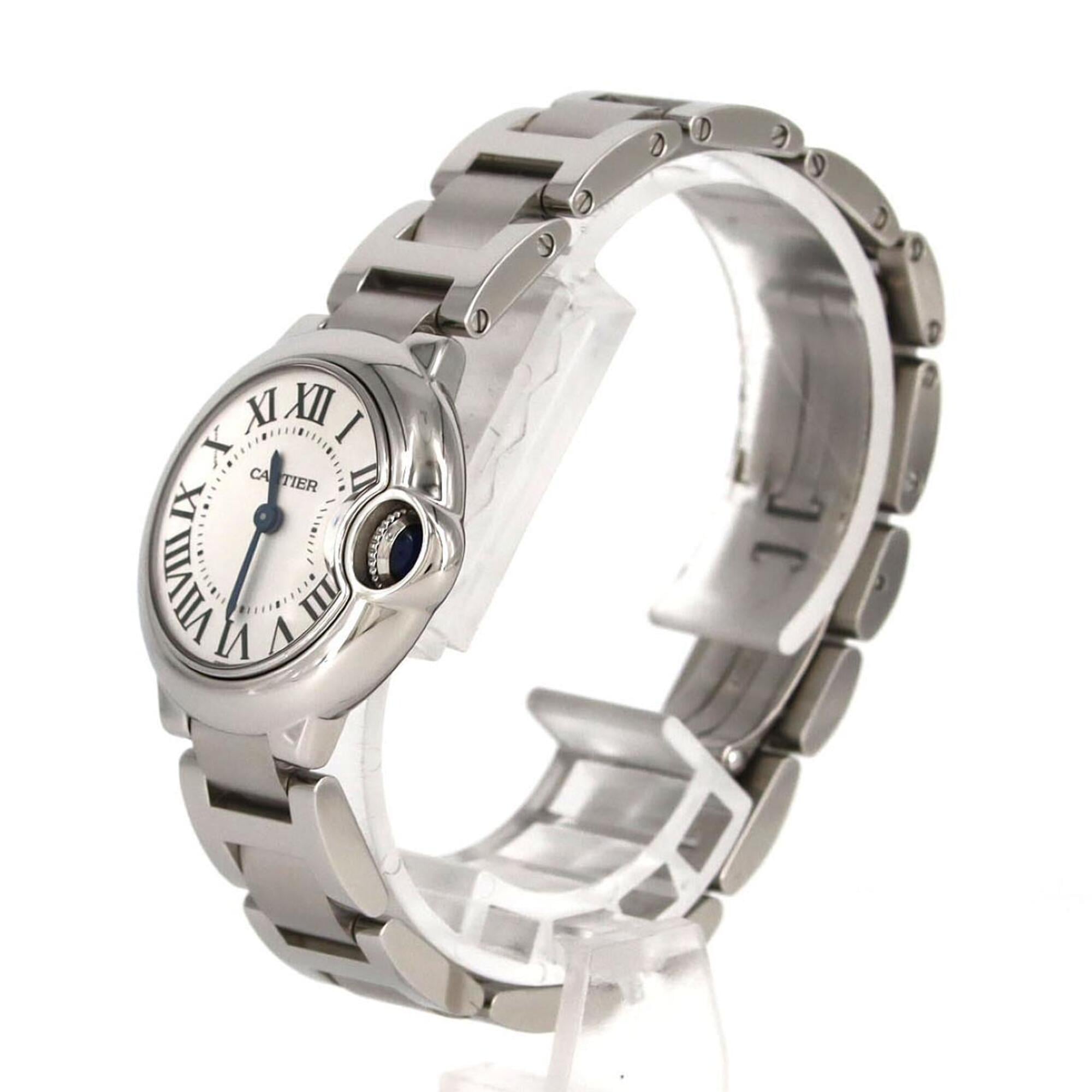 Cartier Ballon Bleu SM W69010Z4 Silver Dial 28mm Watch