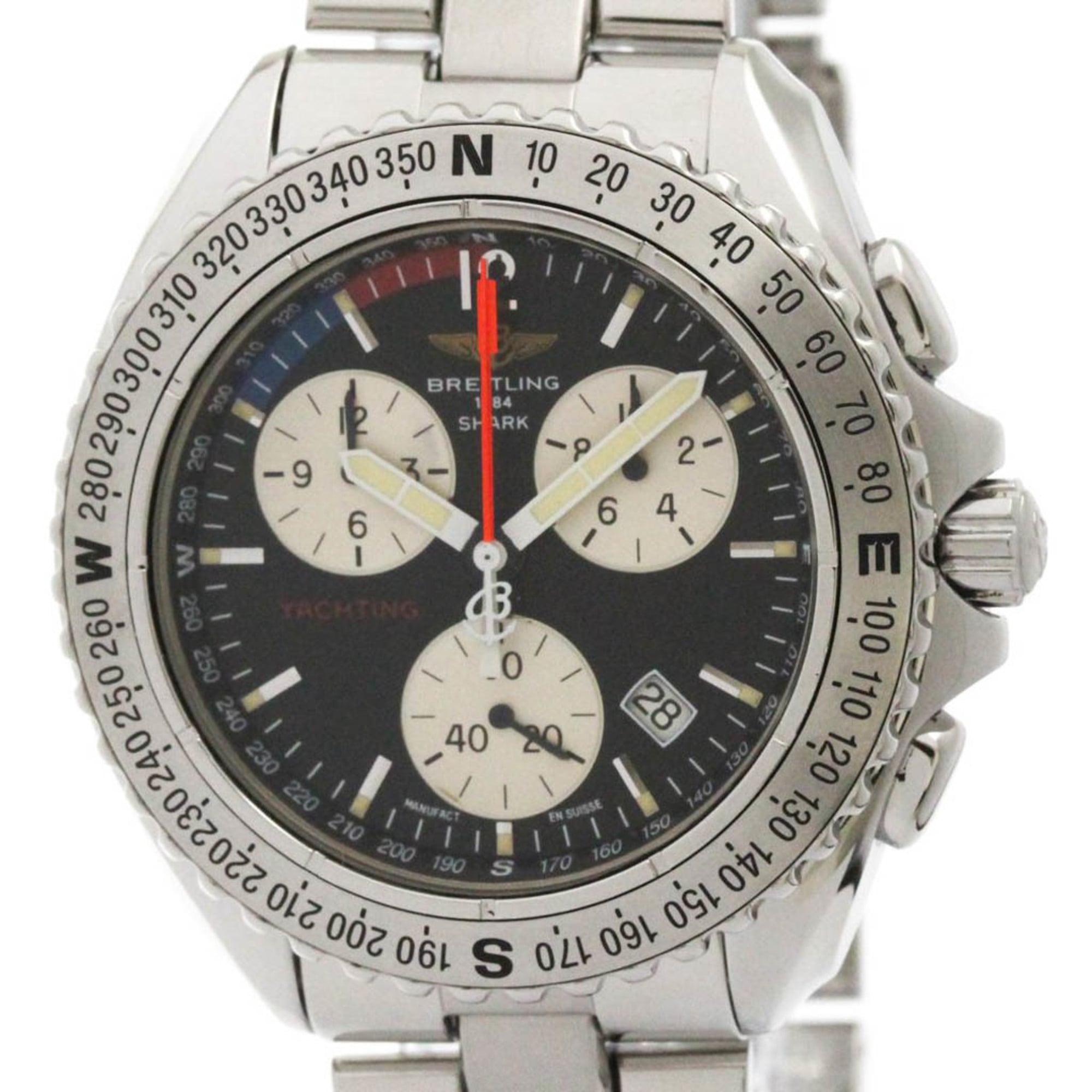 Breitling Shark Yacht A53606 Black Dial 42mm Watch