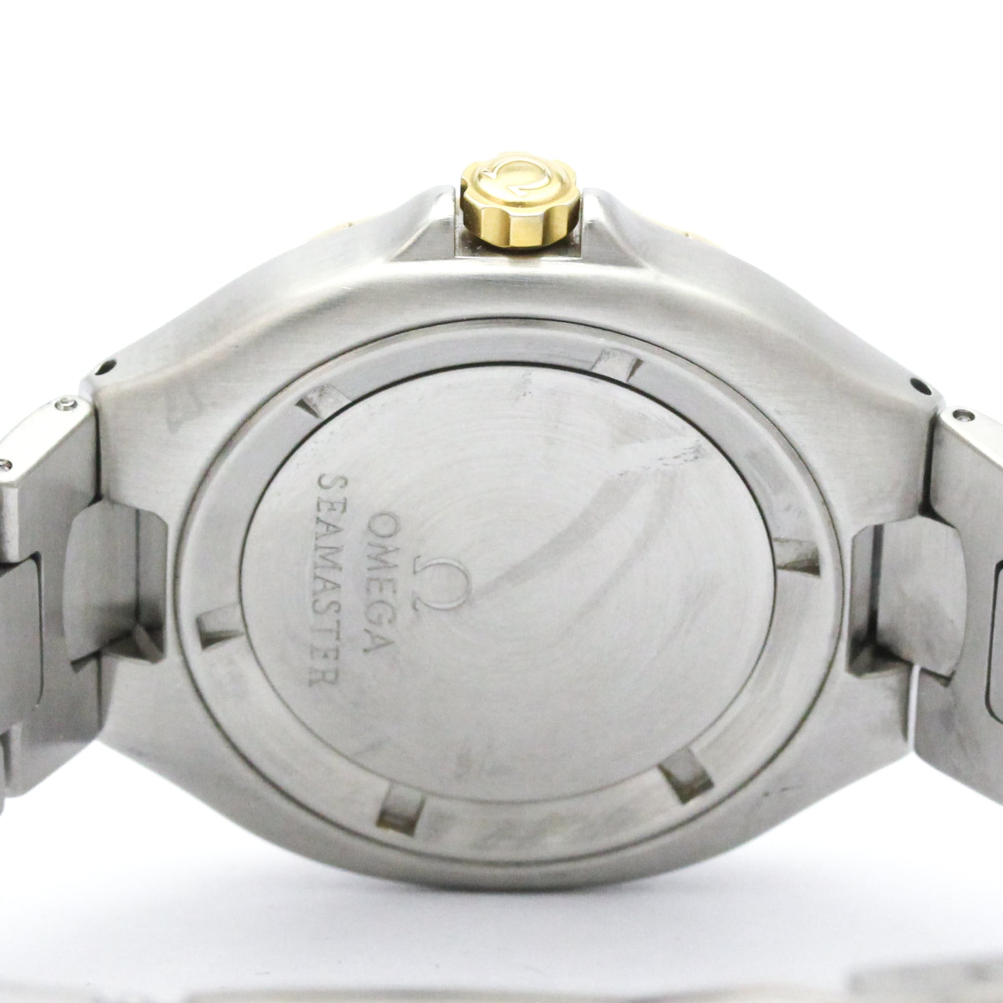 Omega Seamaster 3.961.042 Gold Dial 38mm Watch