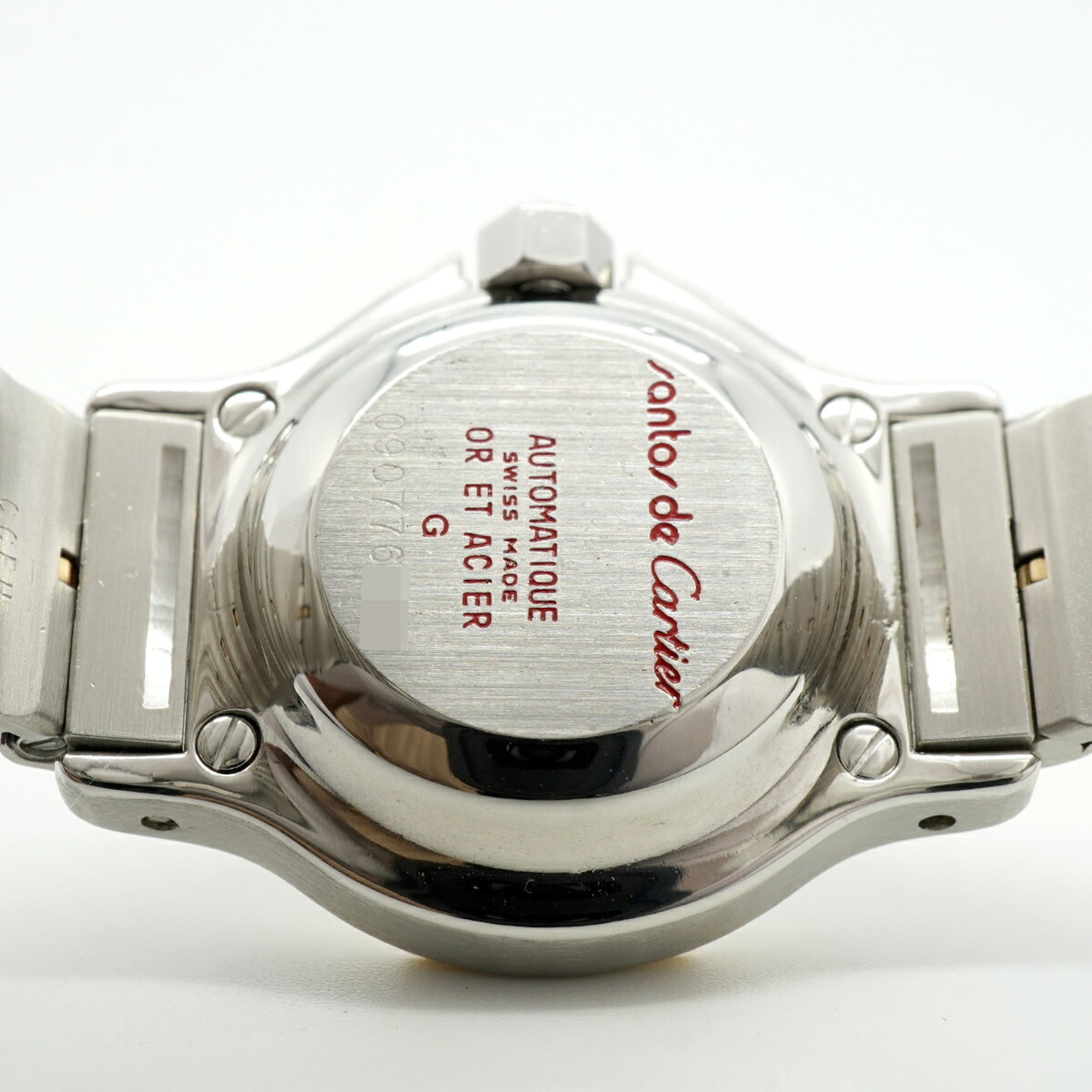 Montre Cartier Santos Octagon SM Blanc avec cadran de 24 mm