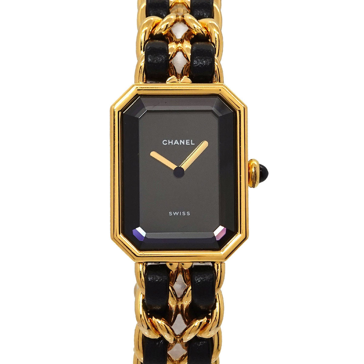 Chanel Première Large Size H0001 Black Dial 20mm Watch