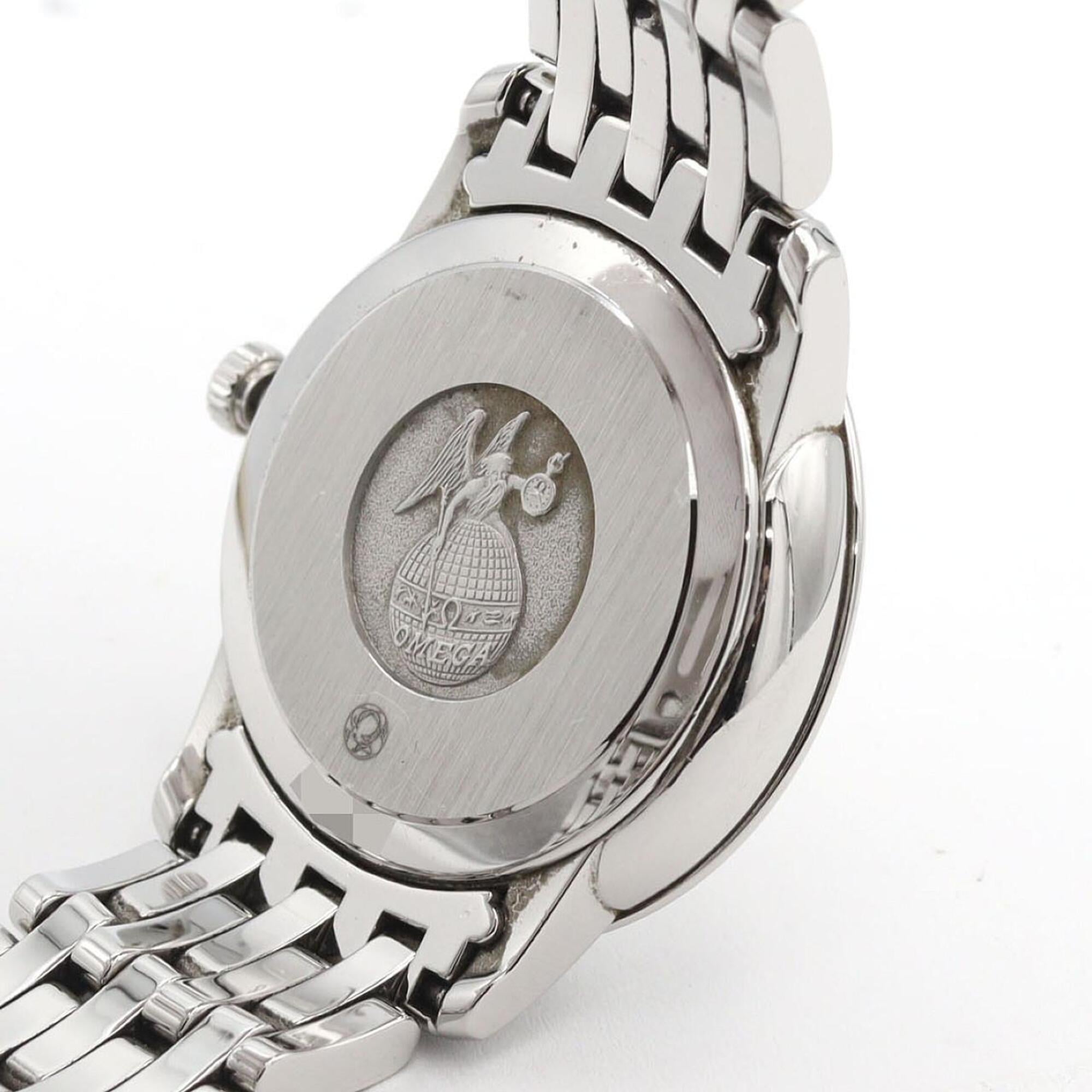 Omega De Ville Prestige Butterfly 8P 424.10.27.60.52.001 Quarzzuhr aus Edelstahl