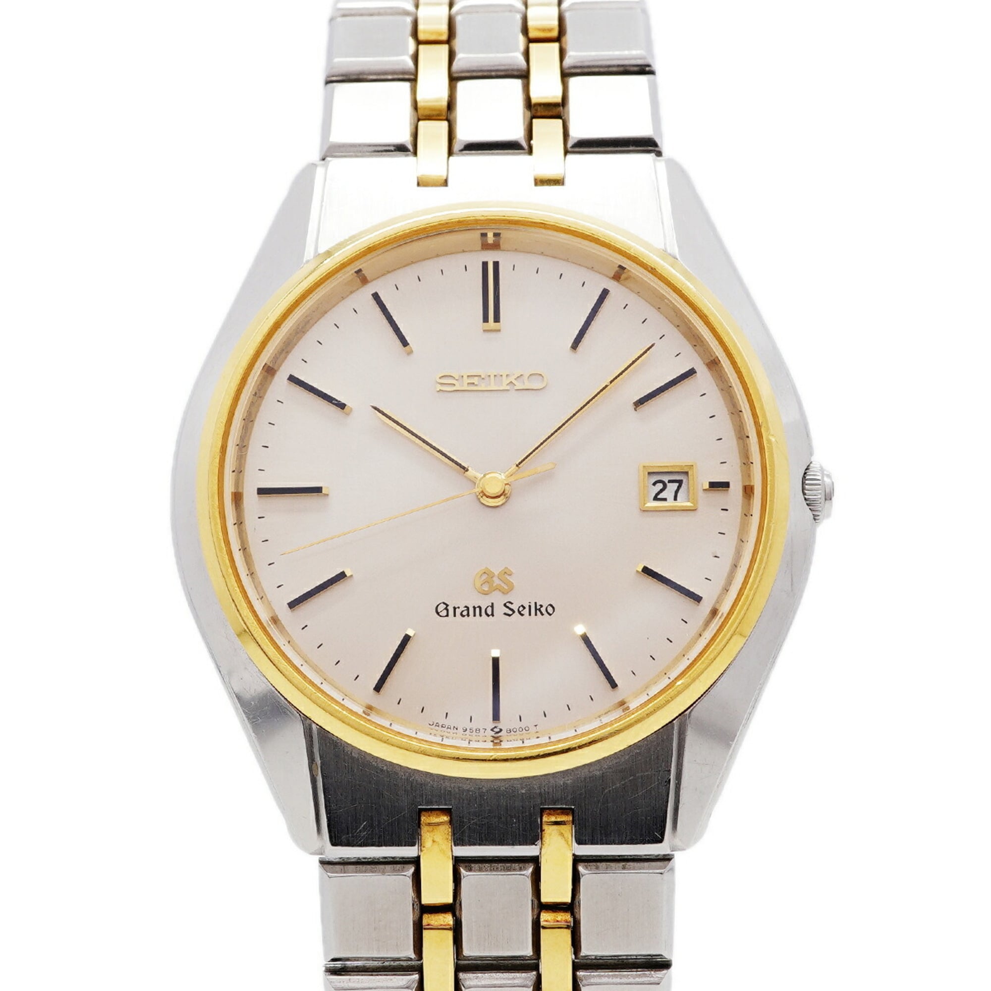 Grand Seiko Grand SBGS004/9587-8000 Gold Dial 36mm Watch