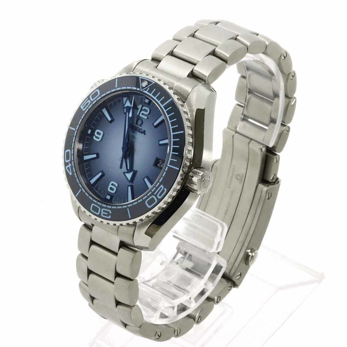 Omega Seamaster Planet Ocean Co-Axial Master Chronometer 600 m 215 30 40 20 03 002 Blaues Zifferblatt 40mm Uhr