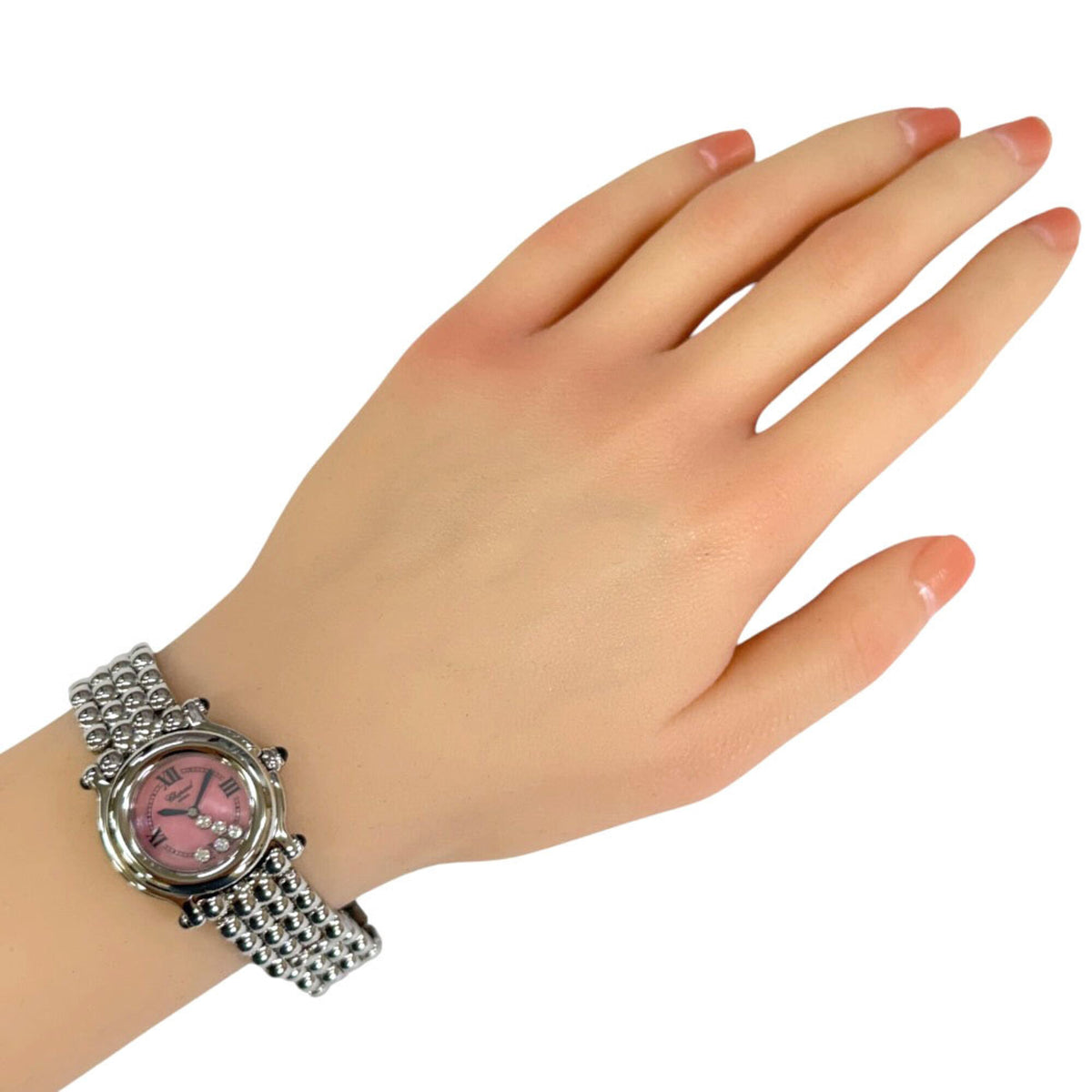 Montre Chopard Happy Sport 8245 Rose avec cadran « shell » de 26 mm