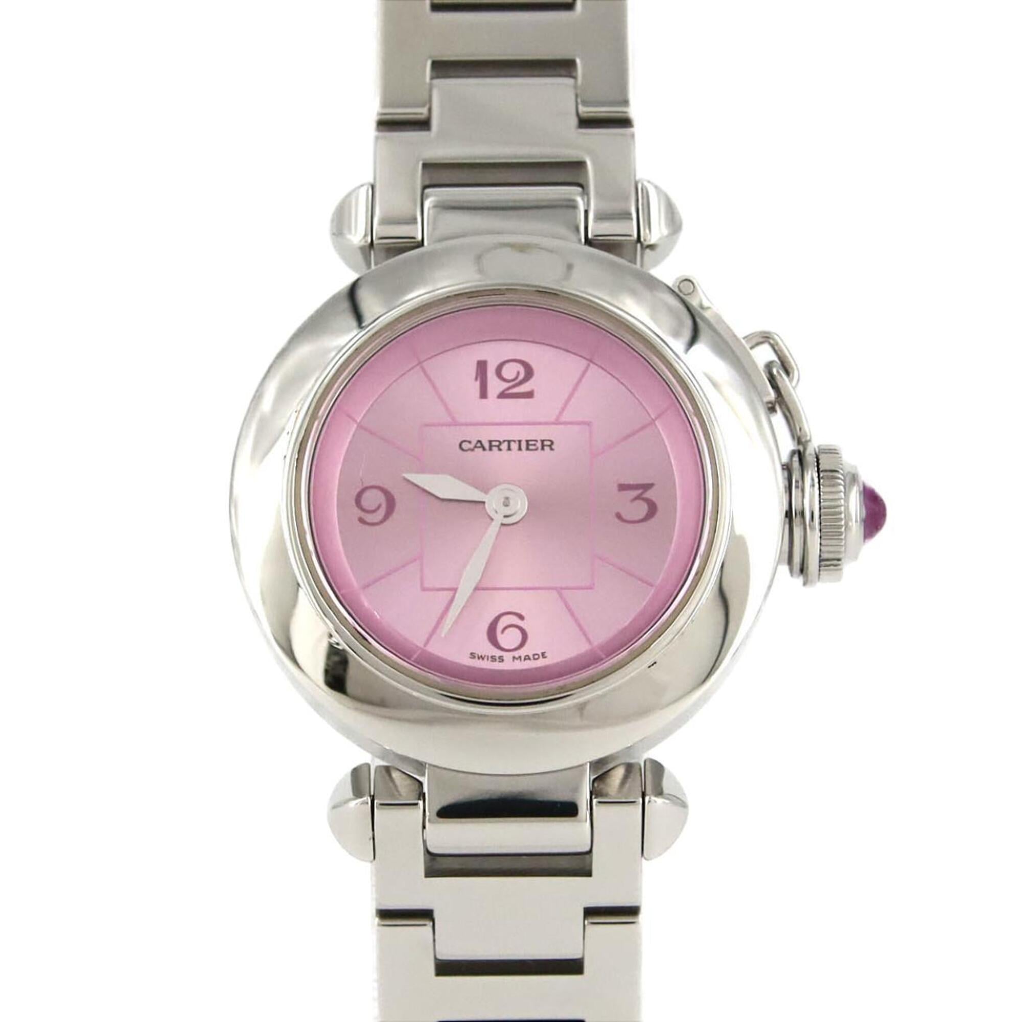 Cartier Miss Pasha W3140023 Purple Dial 27mm Watch