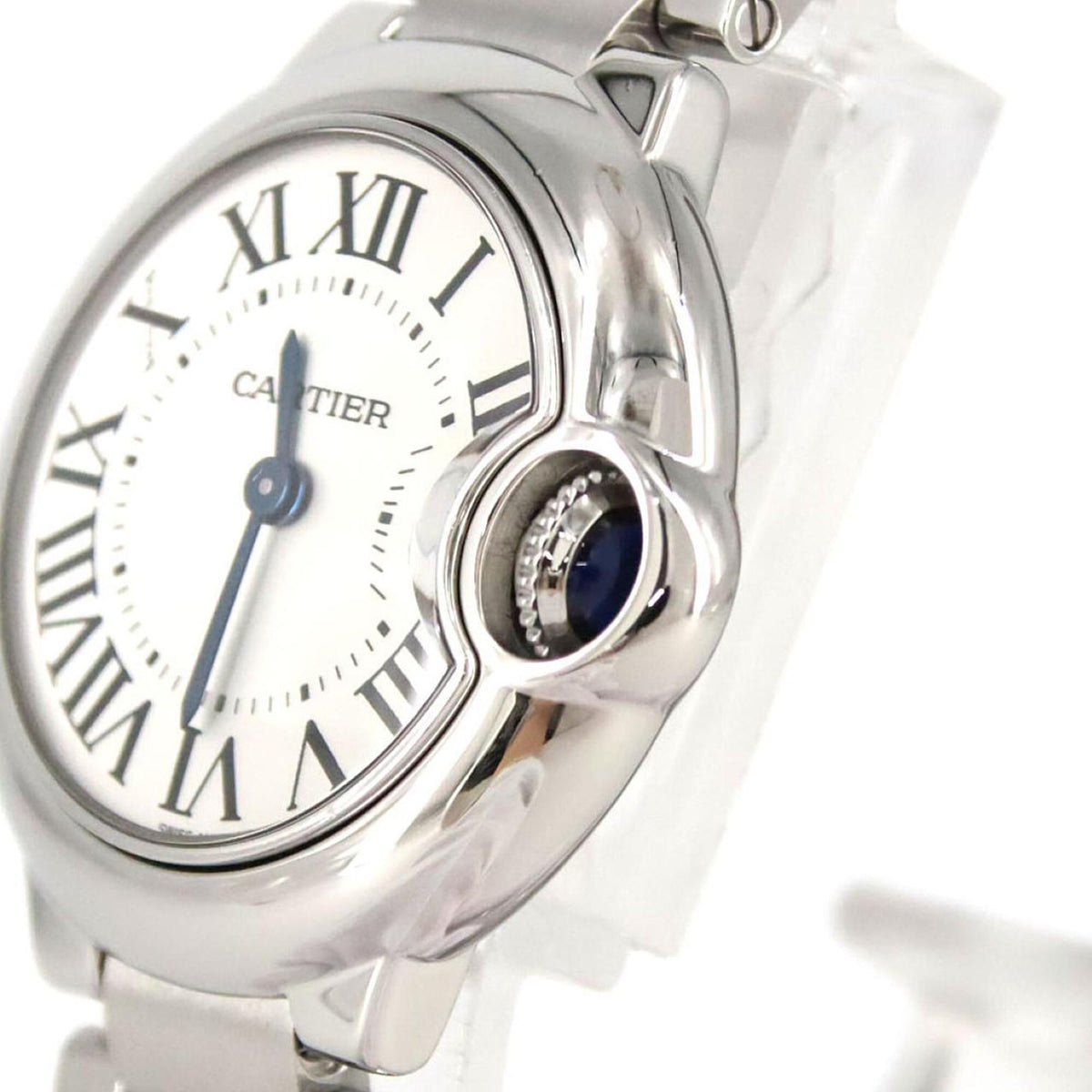 Cartier Ballon Bleu SM W69010Z4 Silver Dial 28mm Watch