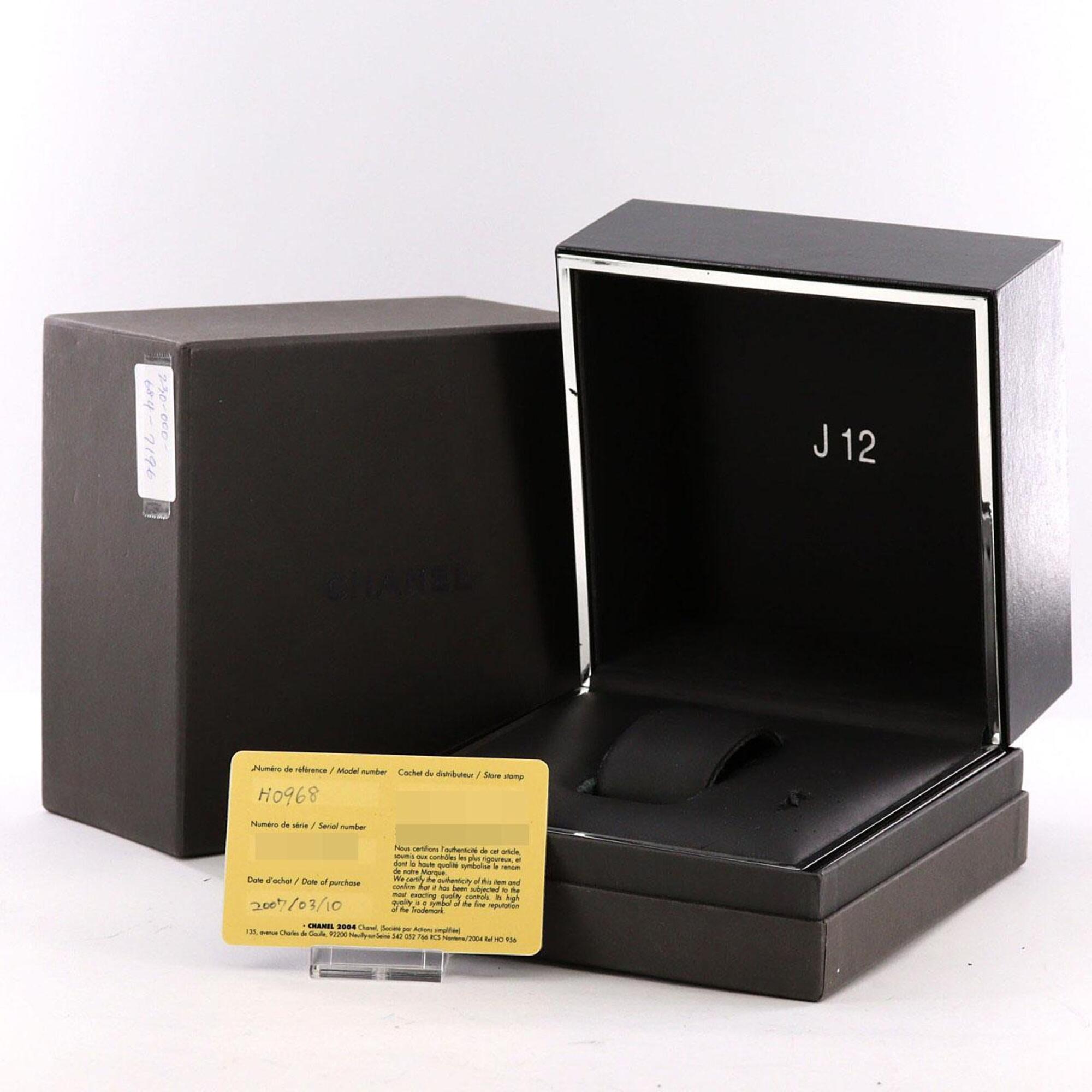 Chanel J12 33mm Ceramic H0968 Quartz