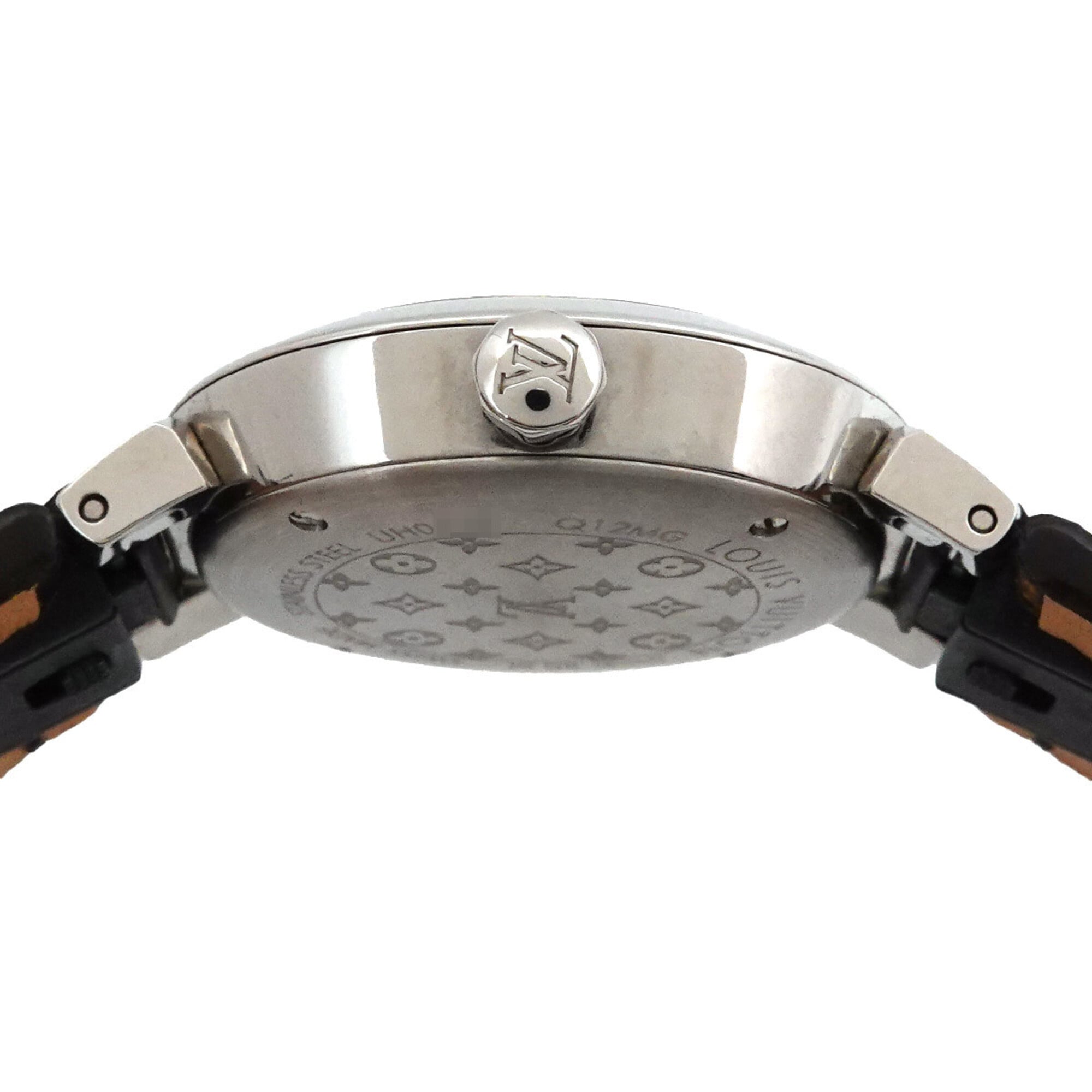 Louis Vuitton Tambour Q12MG Silver Dial 28mm Watch