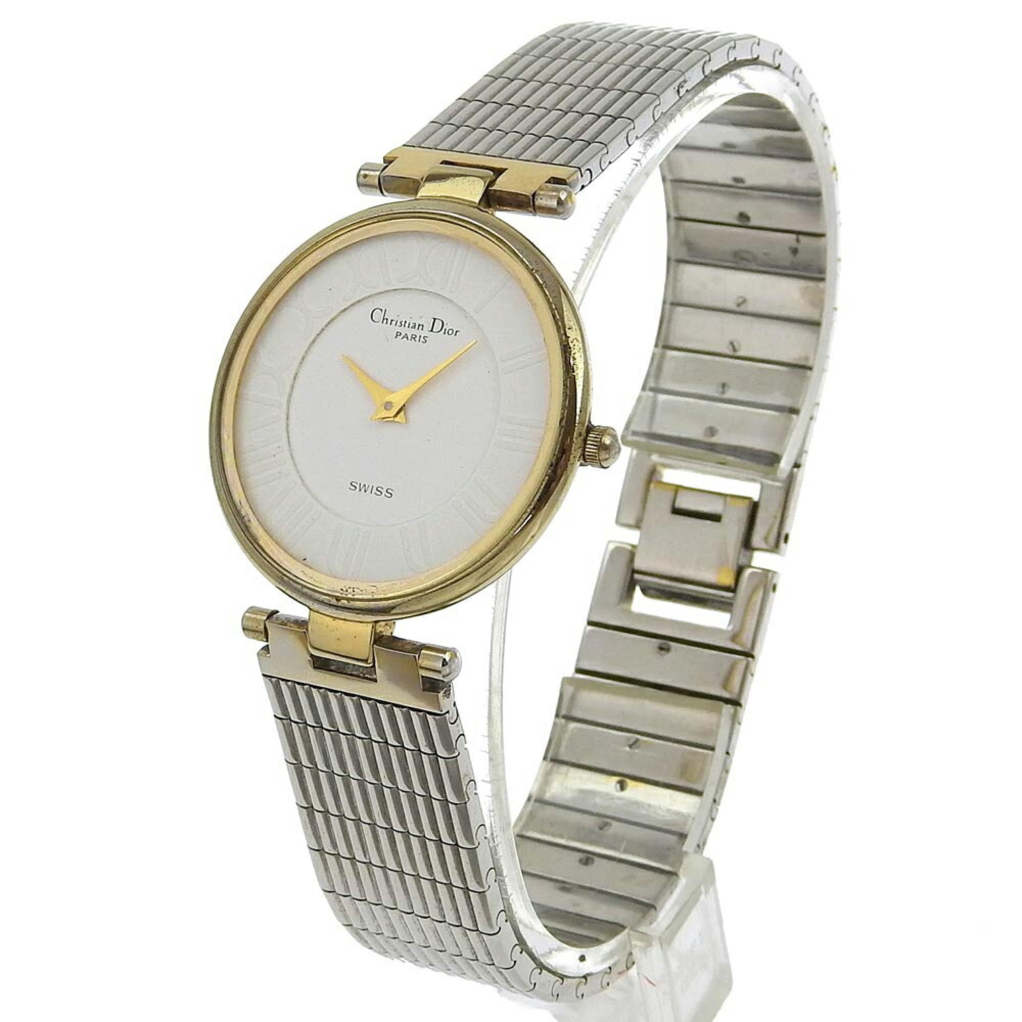 Christian Dior Watch 4715032 Stainless Steel x Gold Plated Quartz Anal