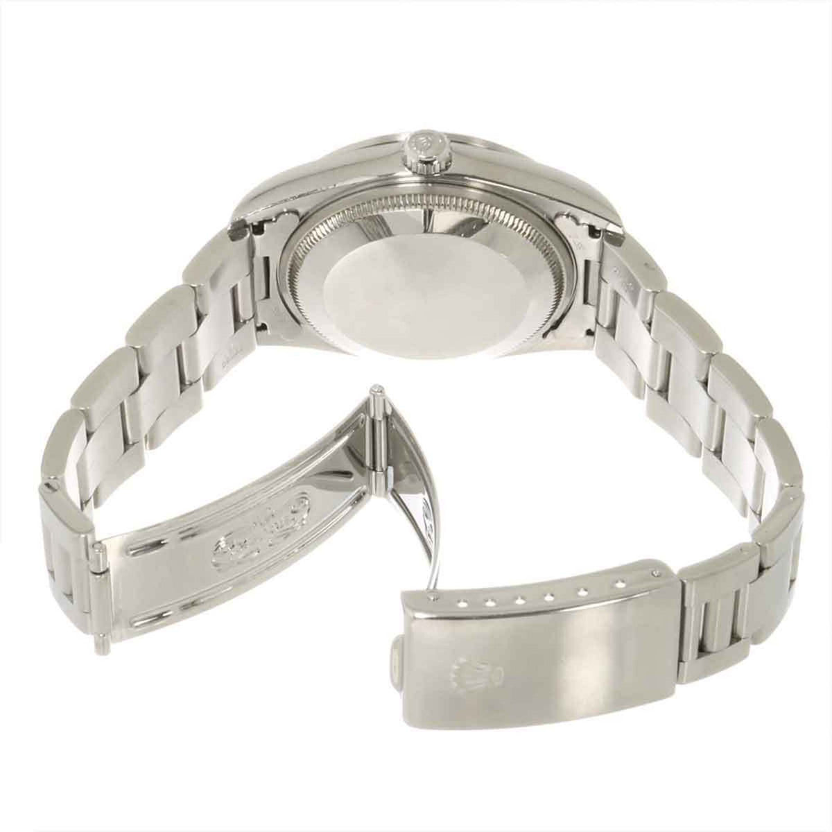 Rolex Oyster Perpetual Datum 15200 Schwarz Zifferblatt 34 mm Uhr