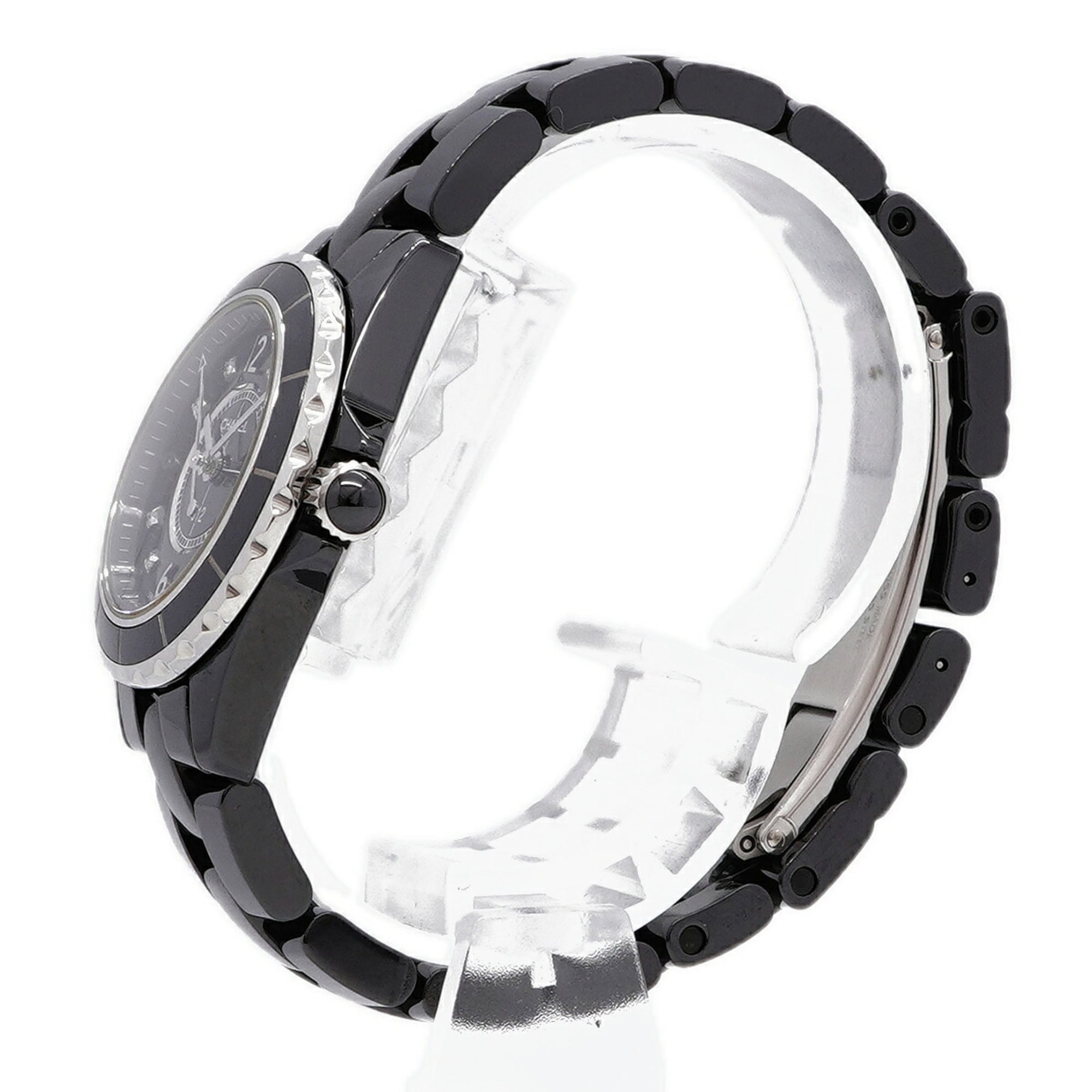 Chanel J12 Diamond H2569 Black Dial 28mm Watch
