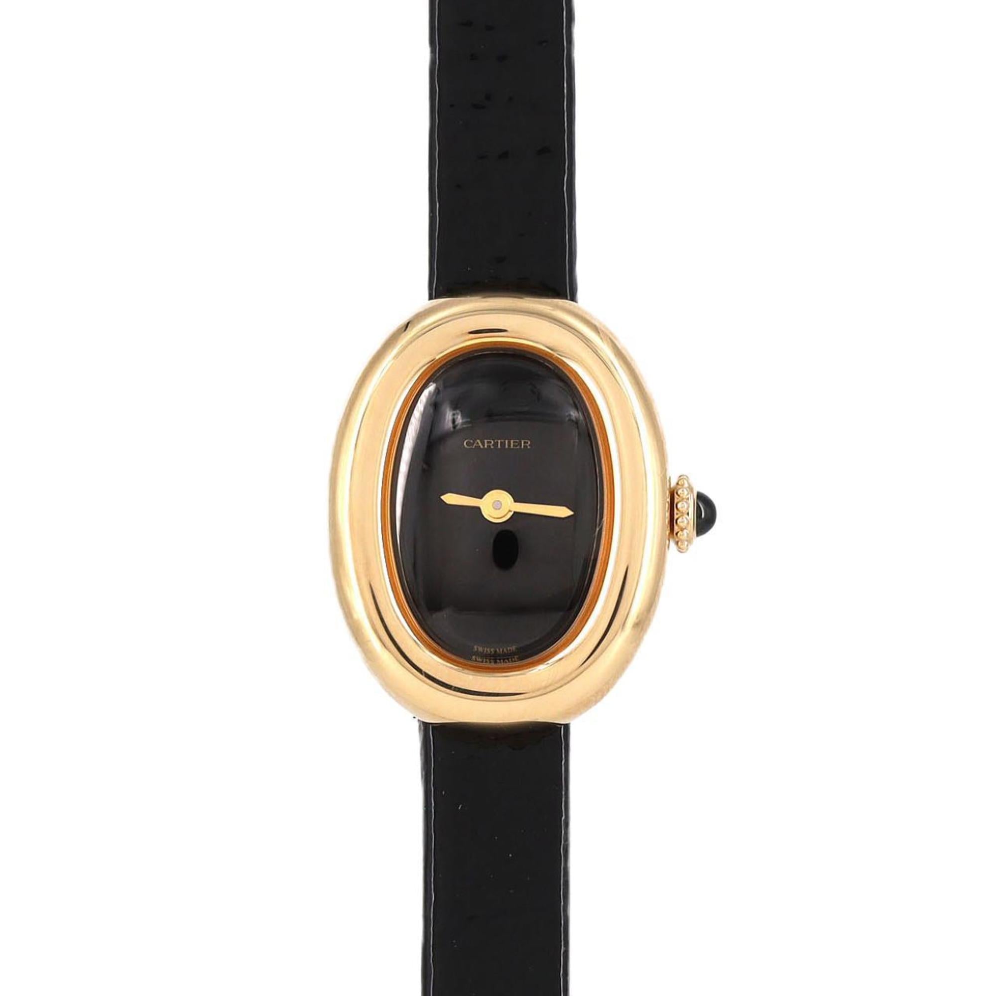 Cartier Baignoire Mini YG WGBA0040 Quartz Watch