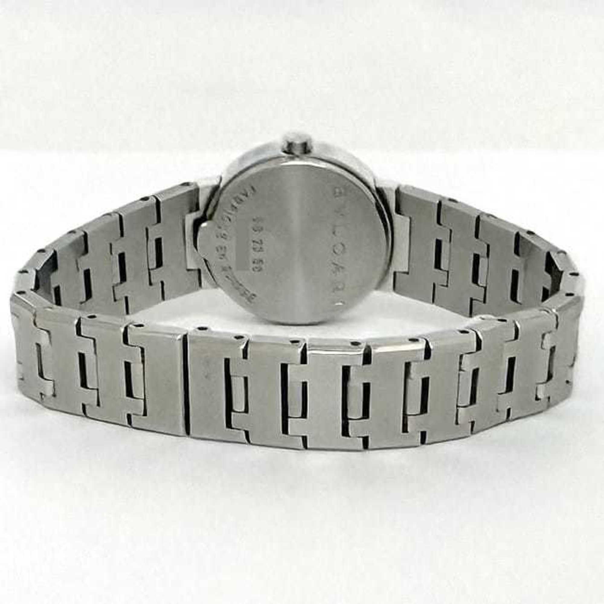 Bvlgari Uhr f-21814 SchwarzSilber BB23SS Damenuhr aus EdelstahlQuarz BVLGARI-Zifferblatt, batteriebetrieben