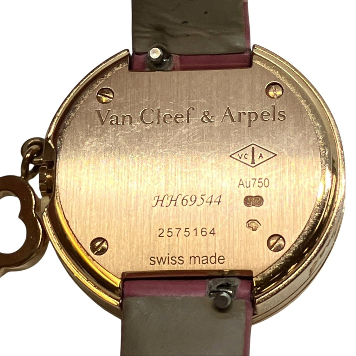 Van Cleef & Arpels Charm Bezel Diamond HH69544 Silver Dial 26mm Watch