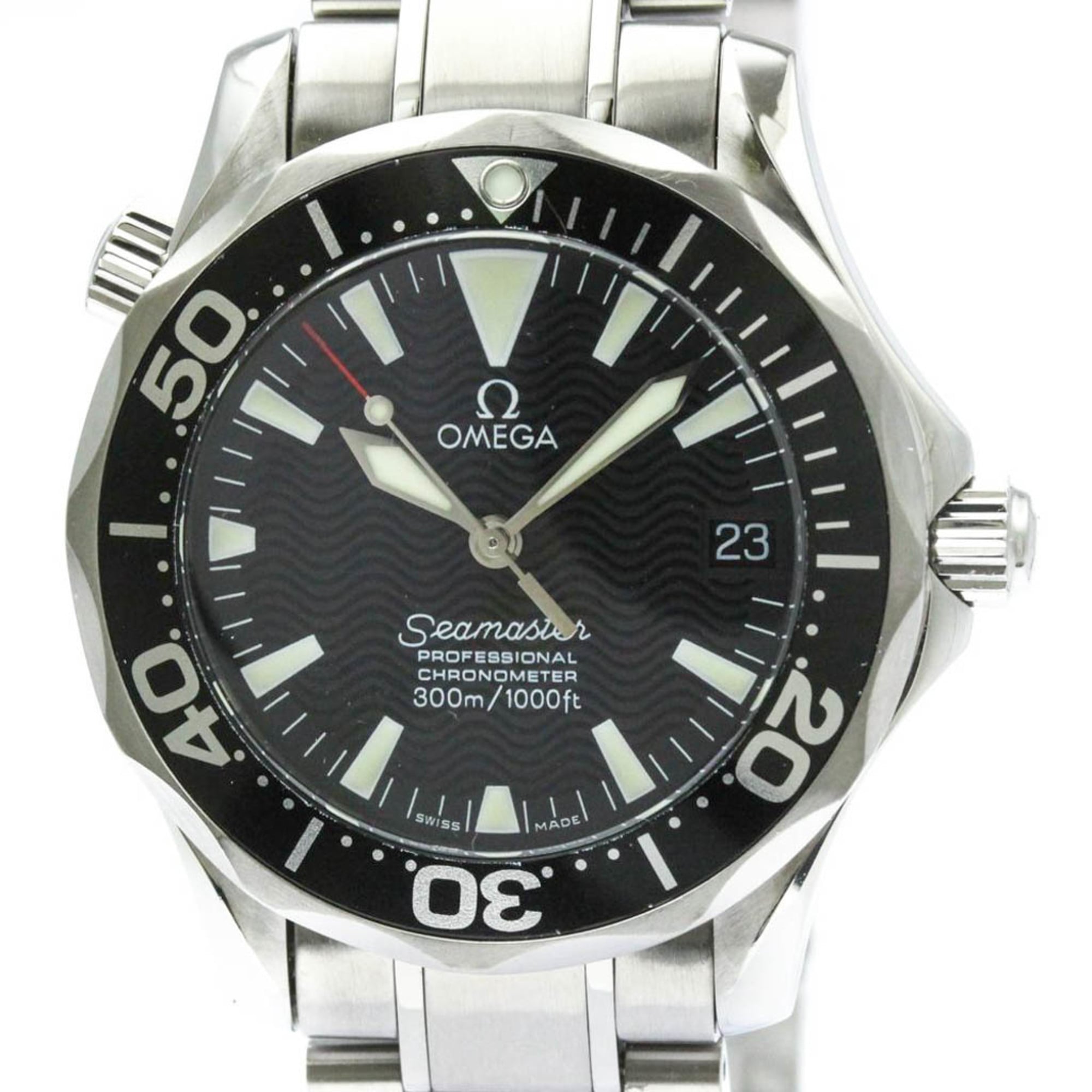 OMEGA Seamaster Professional 300M Steel Mid Size Watch 2252.50 Polished