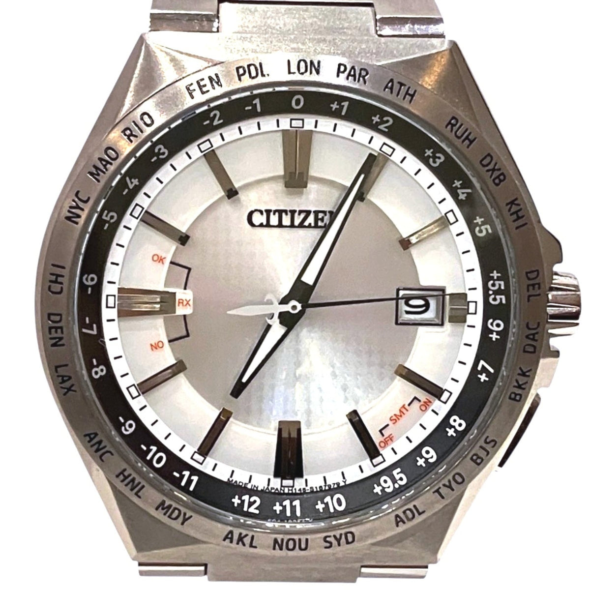 Citizen Attesa Act Line Eco-Drive CB0210-54A H145-S122601 Silver Dial 42mm Watch