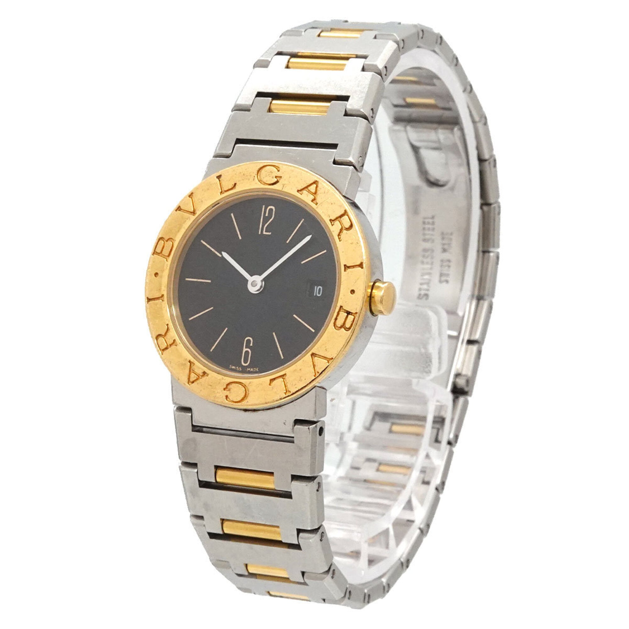 Bvlgari BB26SG Schwarz Zifferblatt 26 mm Uhr