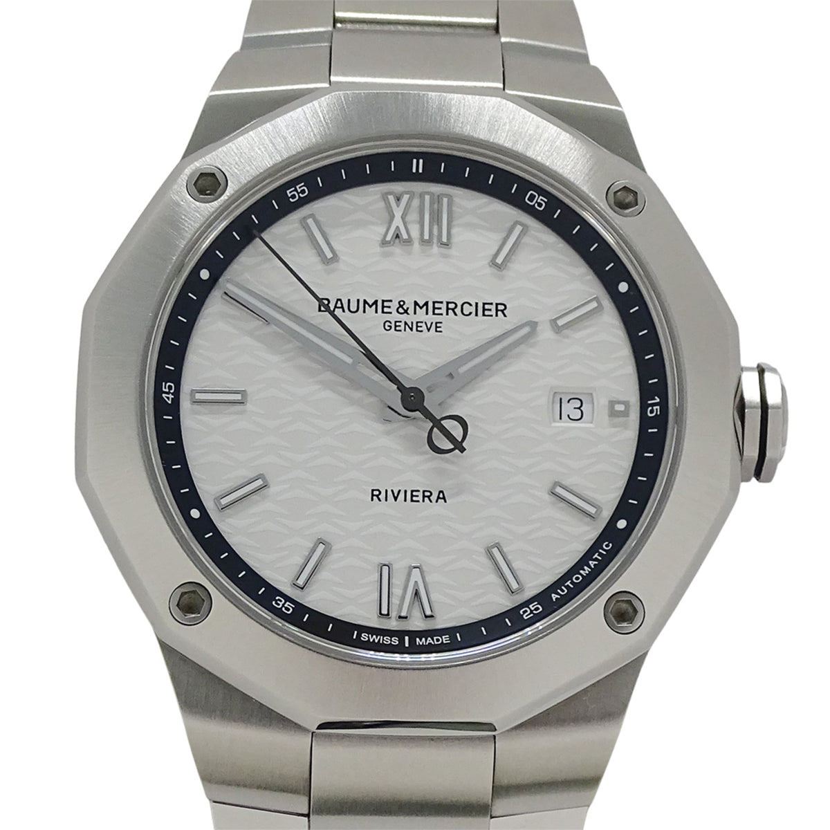 Baume & Mercier Riviera M0A10829 Weiß Zifferblatt 42 mm Uhr