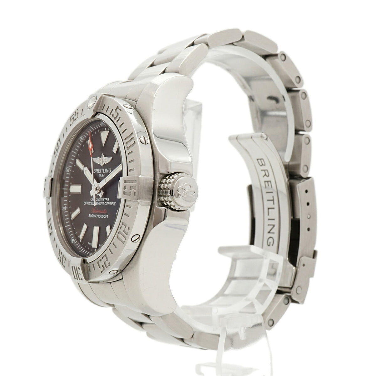 Breitling Avenger II Seawolf A1733110/A17331 Black Dial 44mm Watch