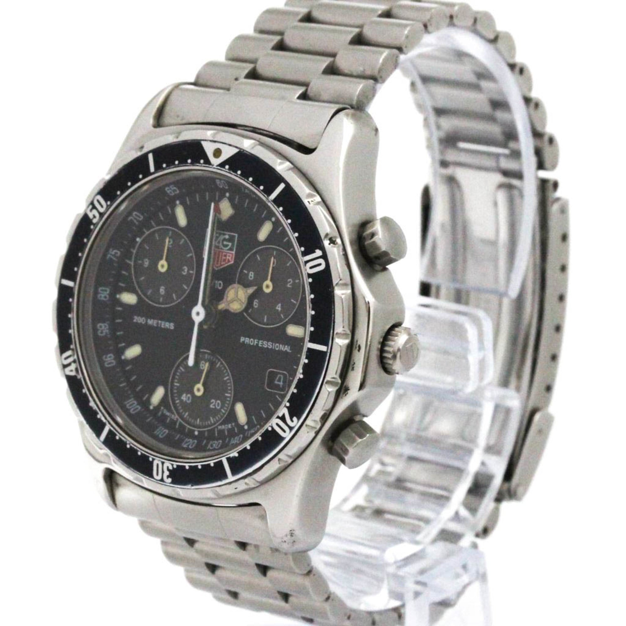 TAG HEUER Professional Chronograph Steel Quartz Mens Watch 570.206