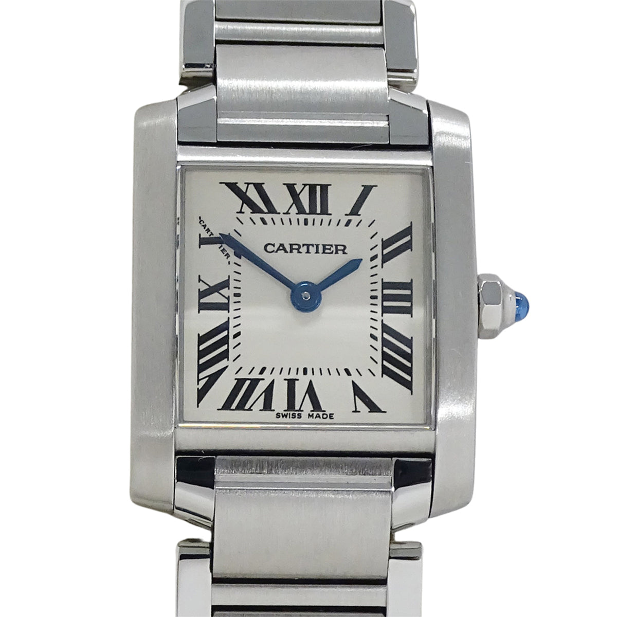 Cartier Tank Française SM W51008Q3 Ivory Dial 20mm Watch