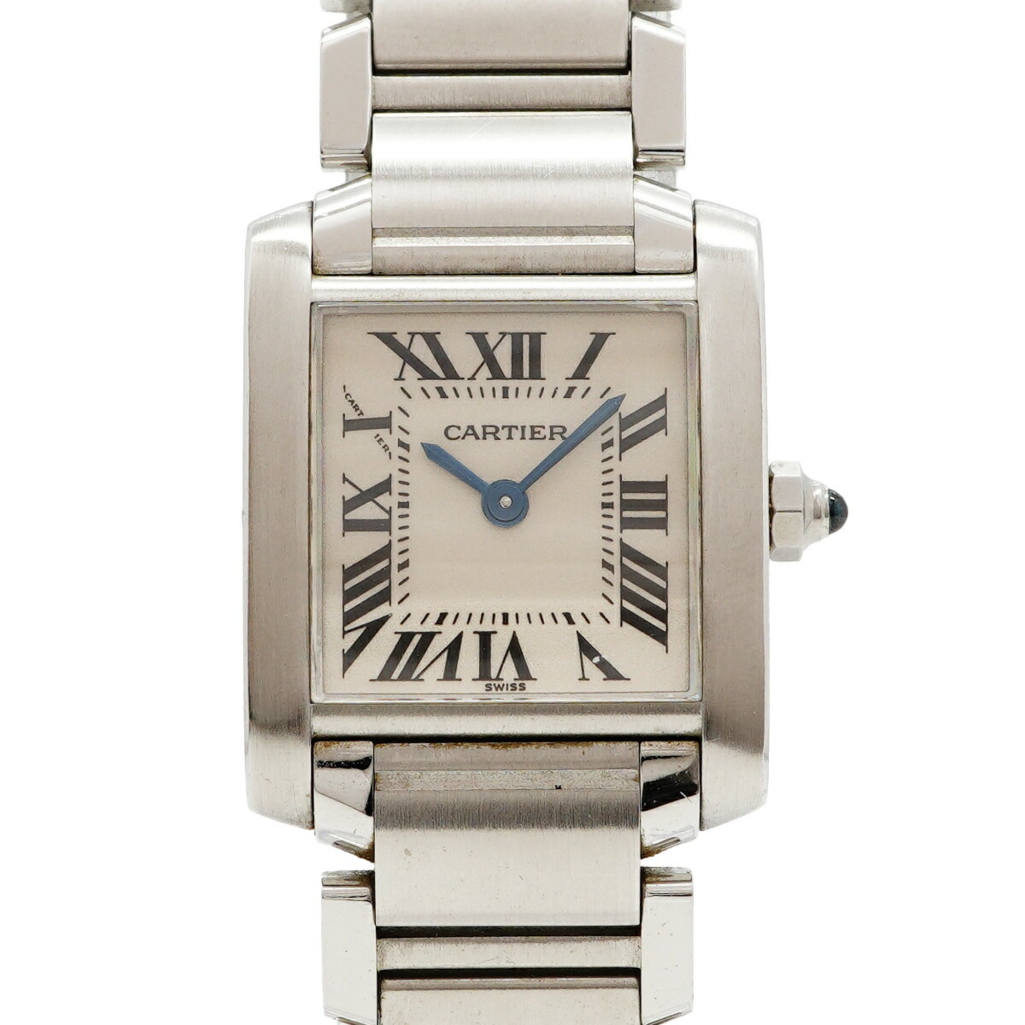 Cartier Tank FranÃ§aise SM W51008Q3 Ivory Dial Women's Watch