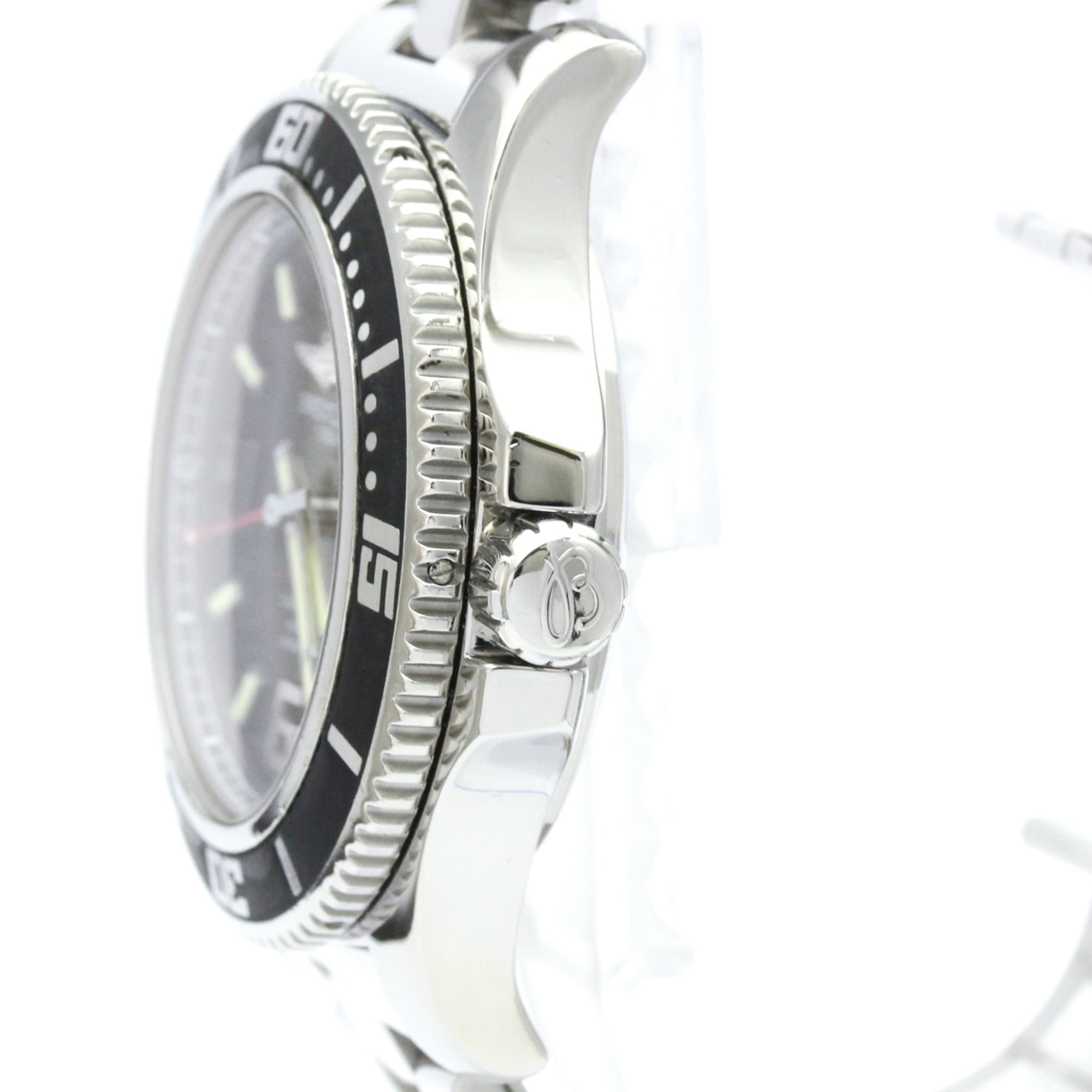Breitling Superocean A17391 Black Dial 44mm Watch