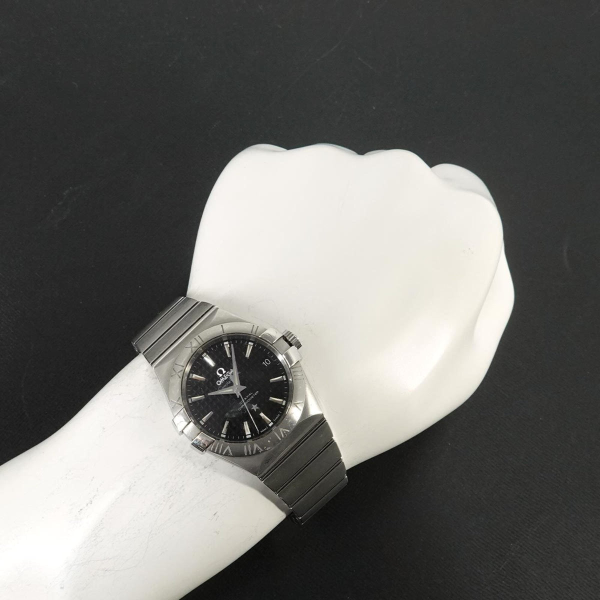 Omega Constellation 123 10 35 20 01 002 Schwarz Zifferblatt 35 mm Uhr