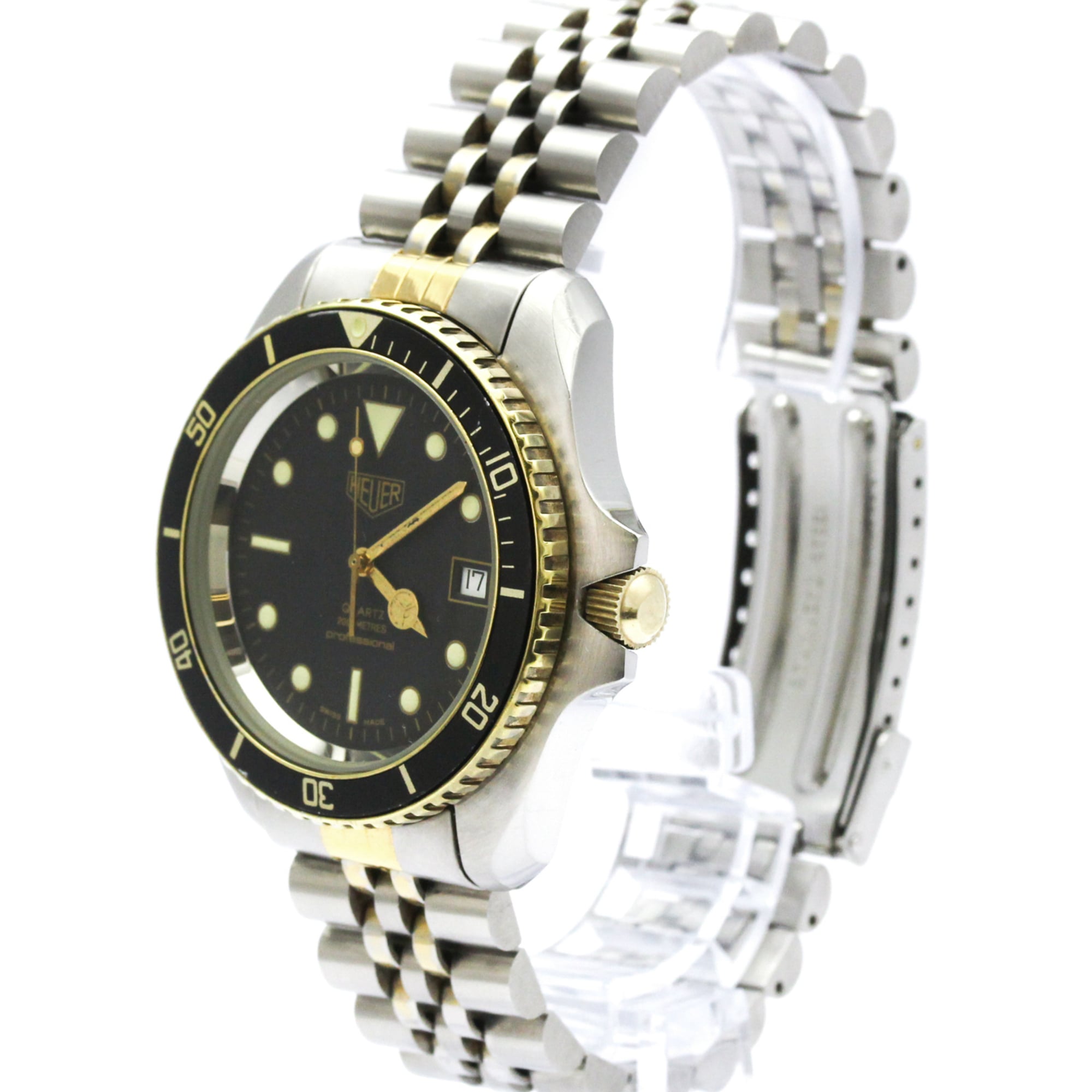 TAG HEUER 1000 Gold Plated Steel Quartz Mens Watch 980.021
