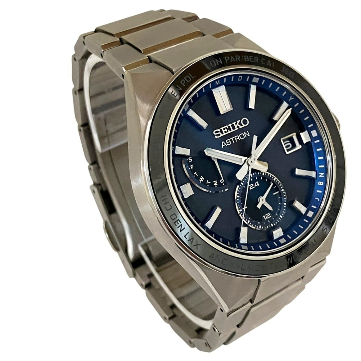 Montre Seiko Astron Nextar World Time SBXY051/8B63-0BD0 Bleu Cadran 42 mm
