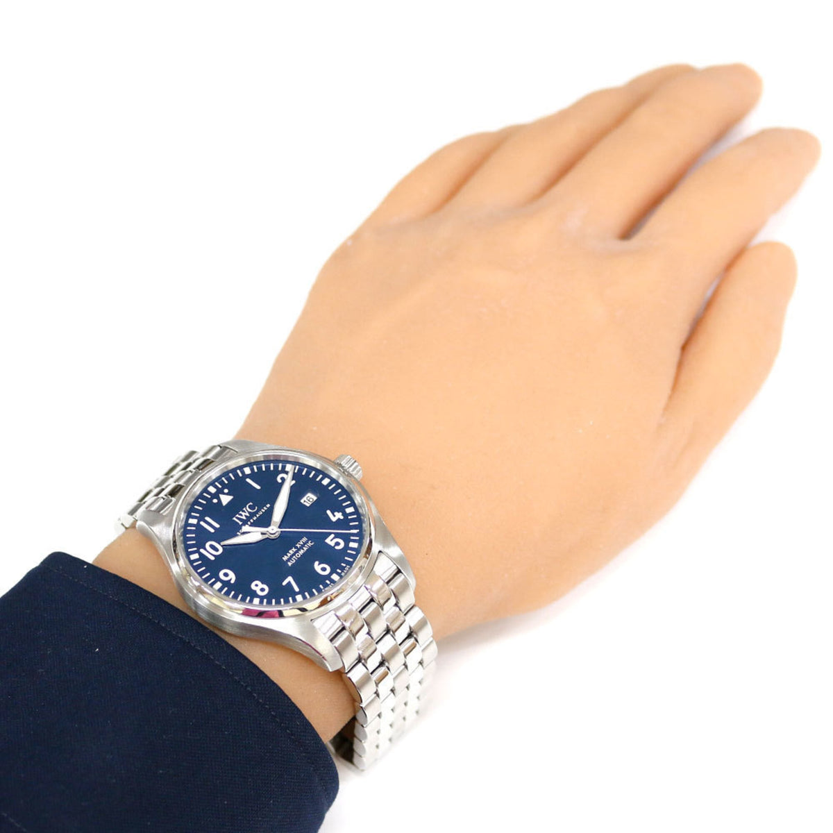 Montre IWC Schaffhausen Pilot, modèle Mark 18 IW327016 Bleu, cadran 40mm